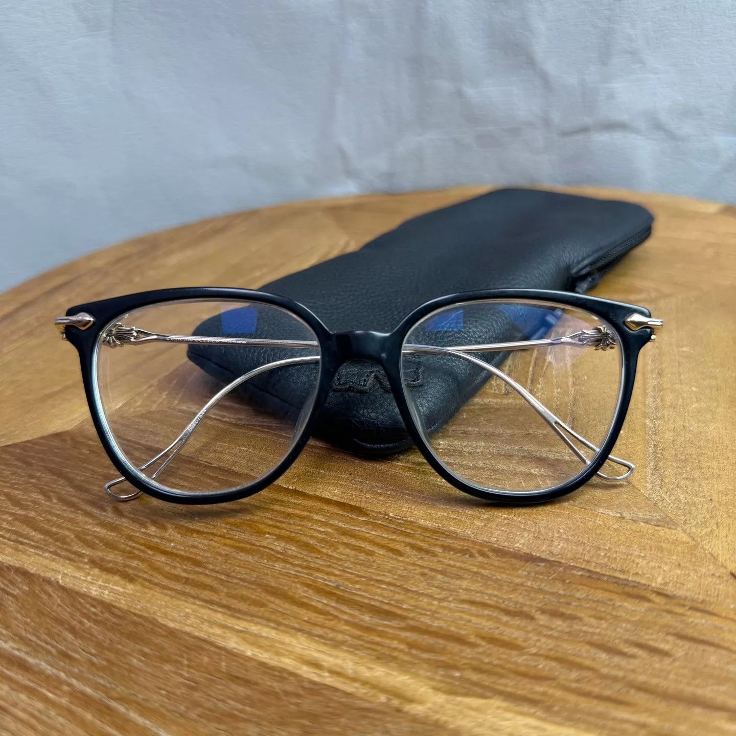 Chrome Hearts chrome hearts t bag n sunglasses frames floral cross