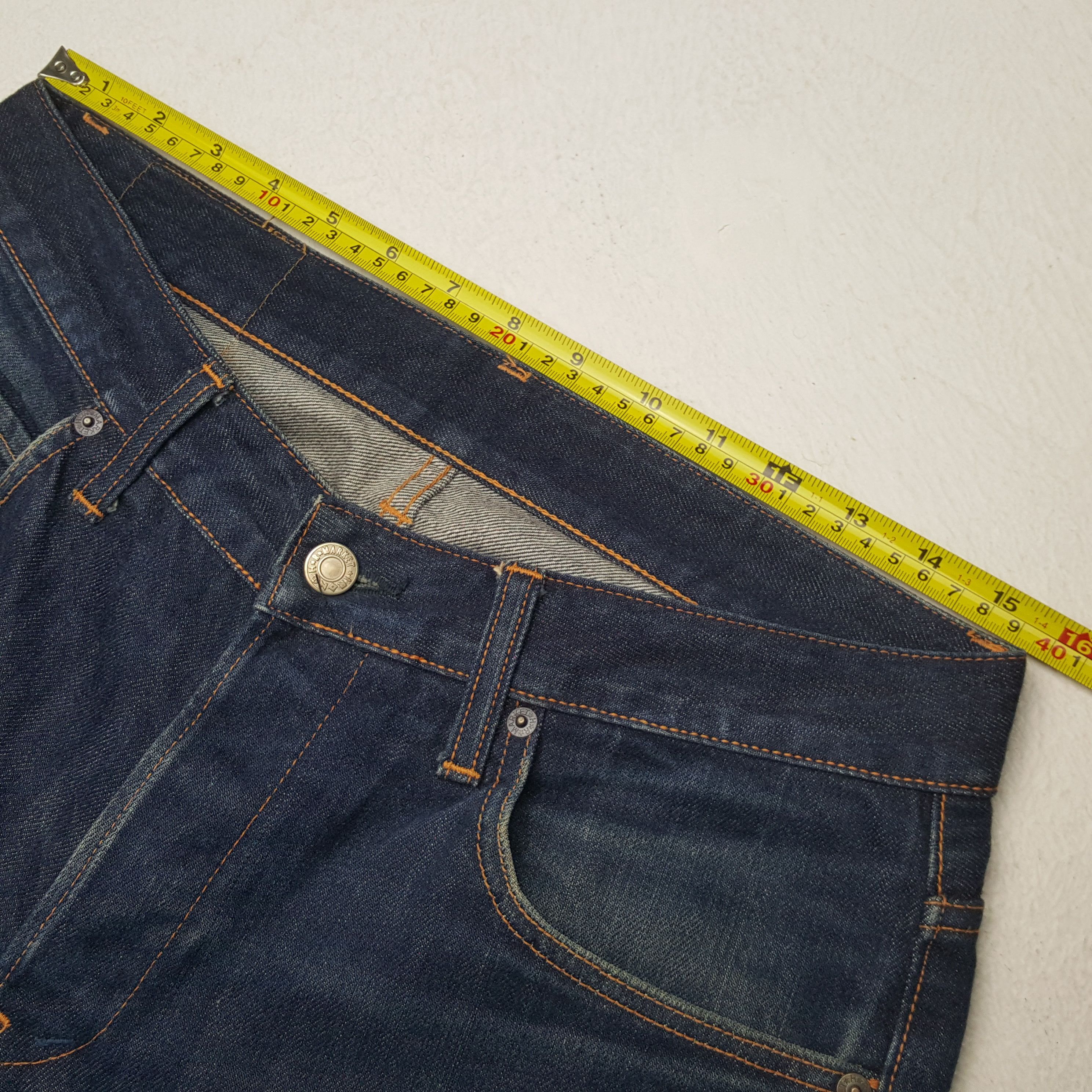 Vintage H.RANCH.M HRM Hollywood Ranch Market Jeans RR9 Size US 31 - 7 Thumbnail