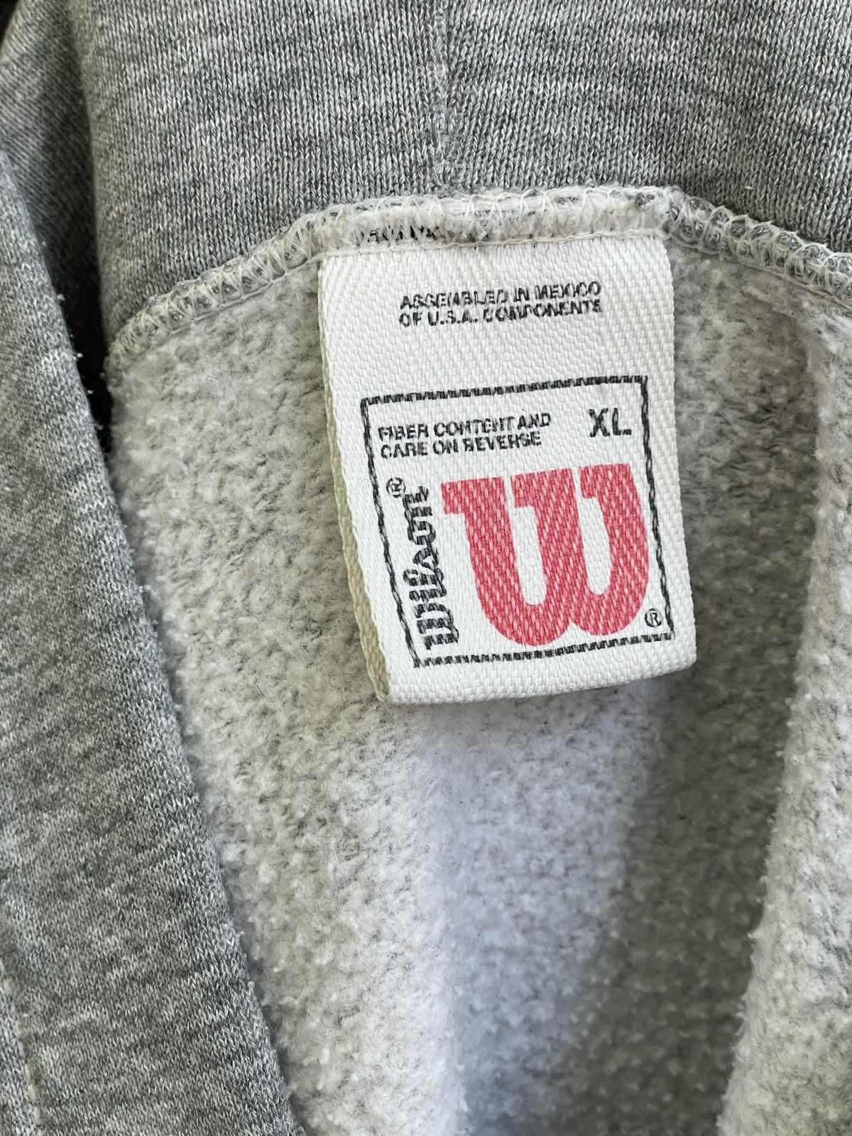 Wilson Wilson oversized blank hoodie classic y2k russel athletic Size US XL / EU 56 / 4 - 11 Thumbnail