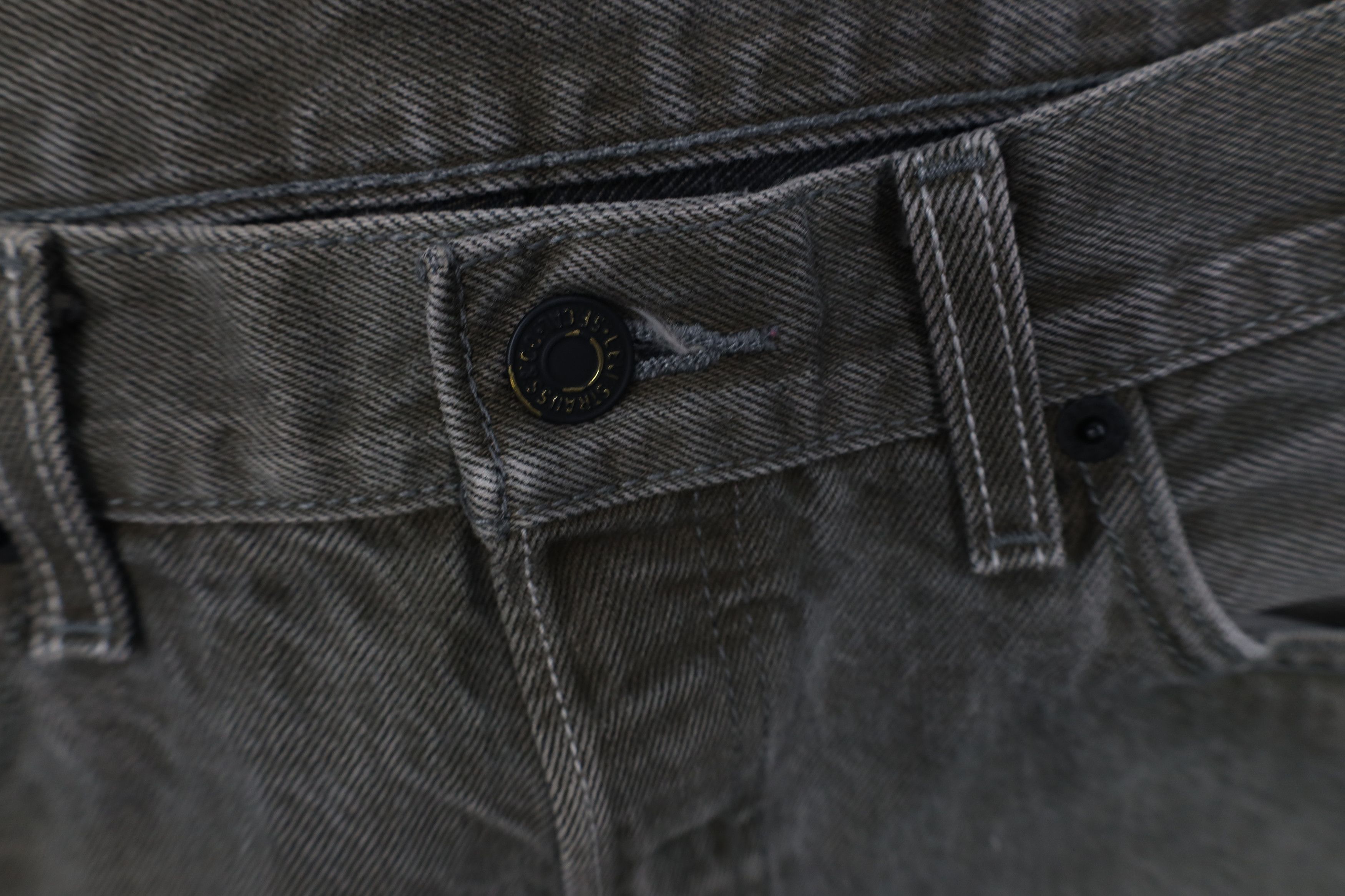 Levi's Vintage Y2K Levis 501xx Button Fly Original Fit Jeans Green Size US 34 / EU 50 - 10 Thumbnail