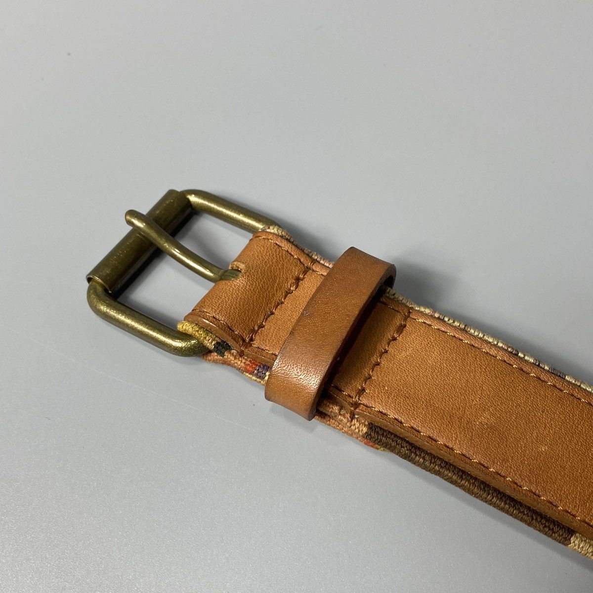 Comme des Garcons Homme Plus Brown Leather Belt Size ONE SIZE - 2 Thumbnail