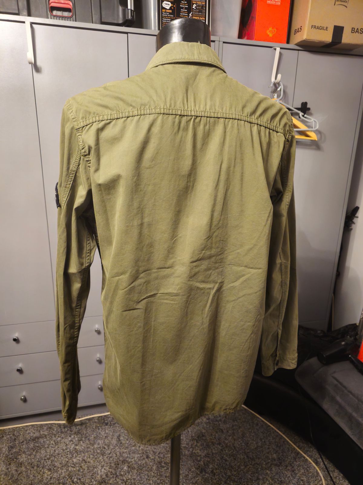 Stone Island Stone Island Overshirt Khaki Size US L / EU 52-54 / 3 - 2 Thumbnail