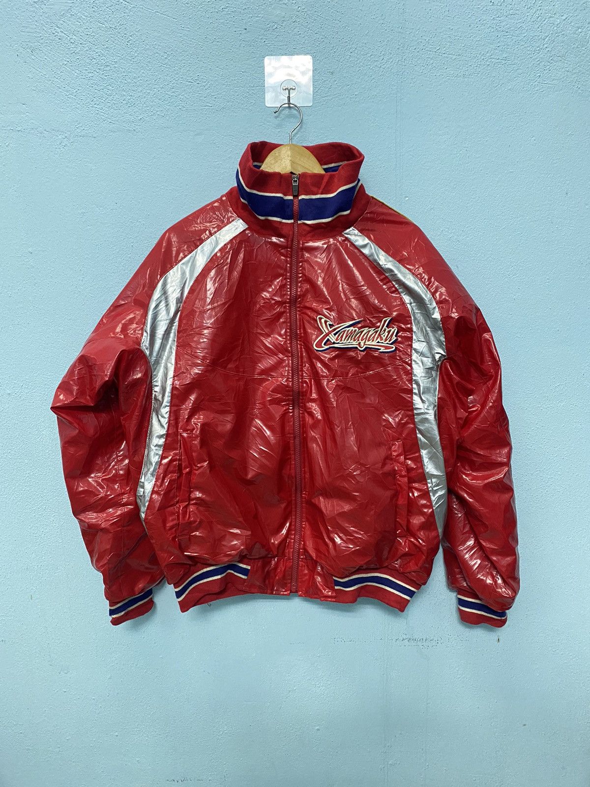 Japanese Brand × Vintage Vintage baseball wear jacket zip up made in japan Size US L / EU 52-54 / 3 - 1 Thumbnail