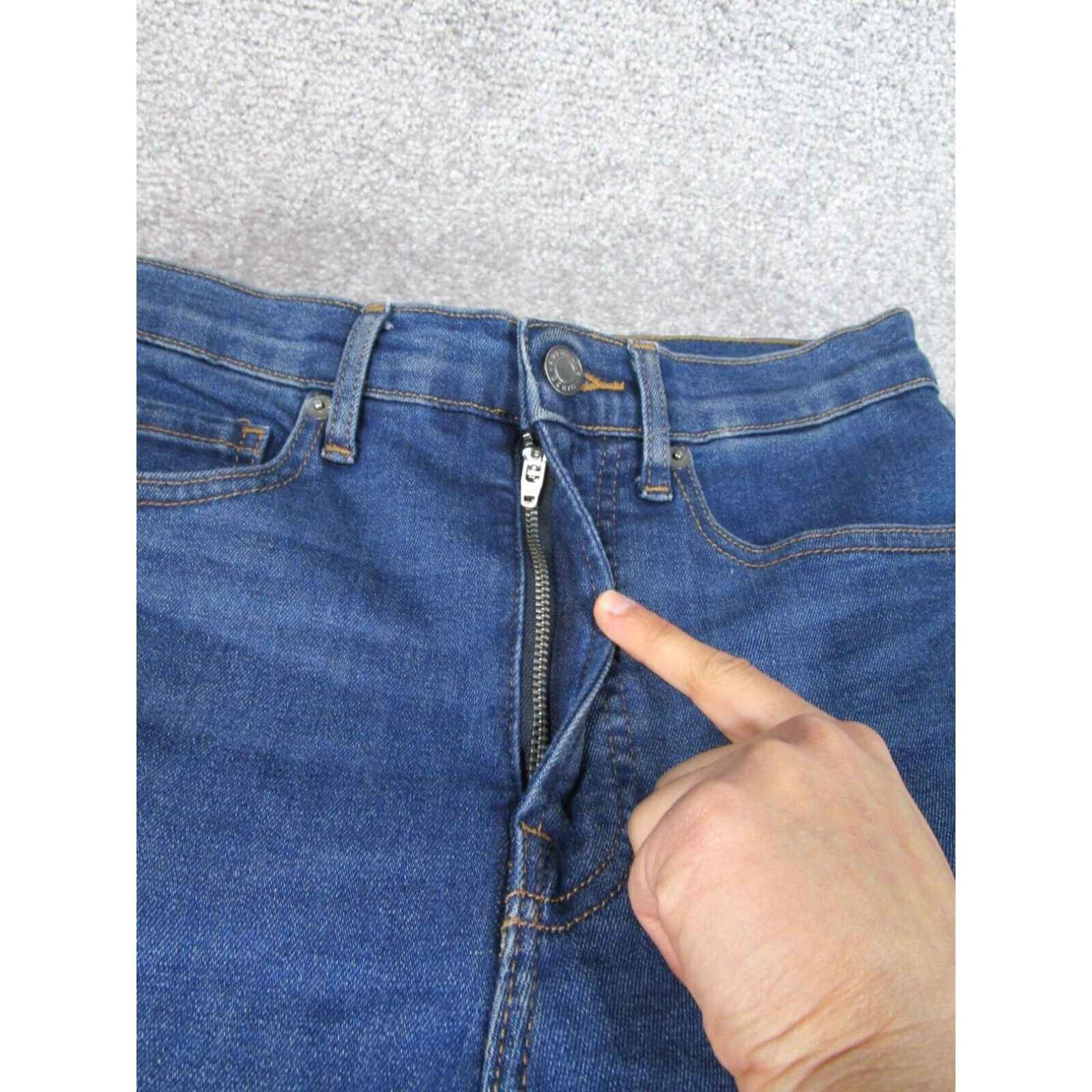 Everlane Everlane Womens Dark Wash Skinny Ankle Jeans 26 Denim Size 26" / US 2 / IT 38 - 2 Thumbnail