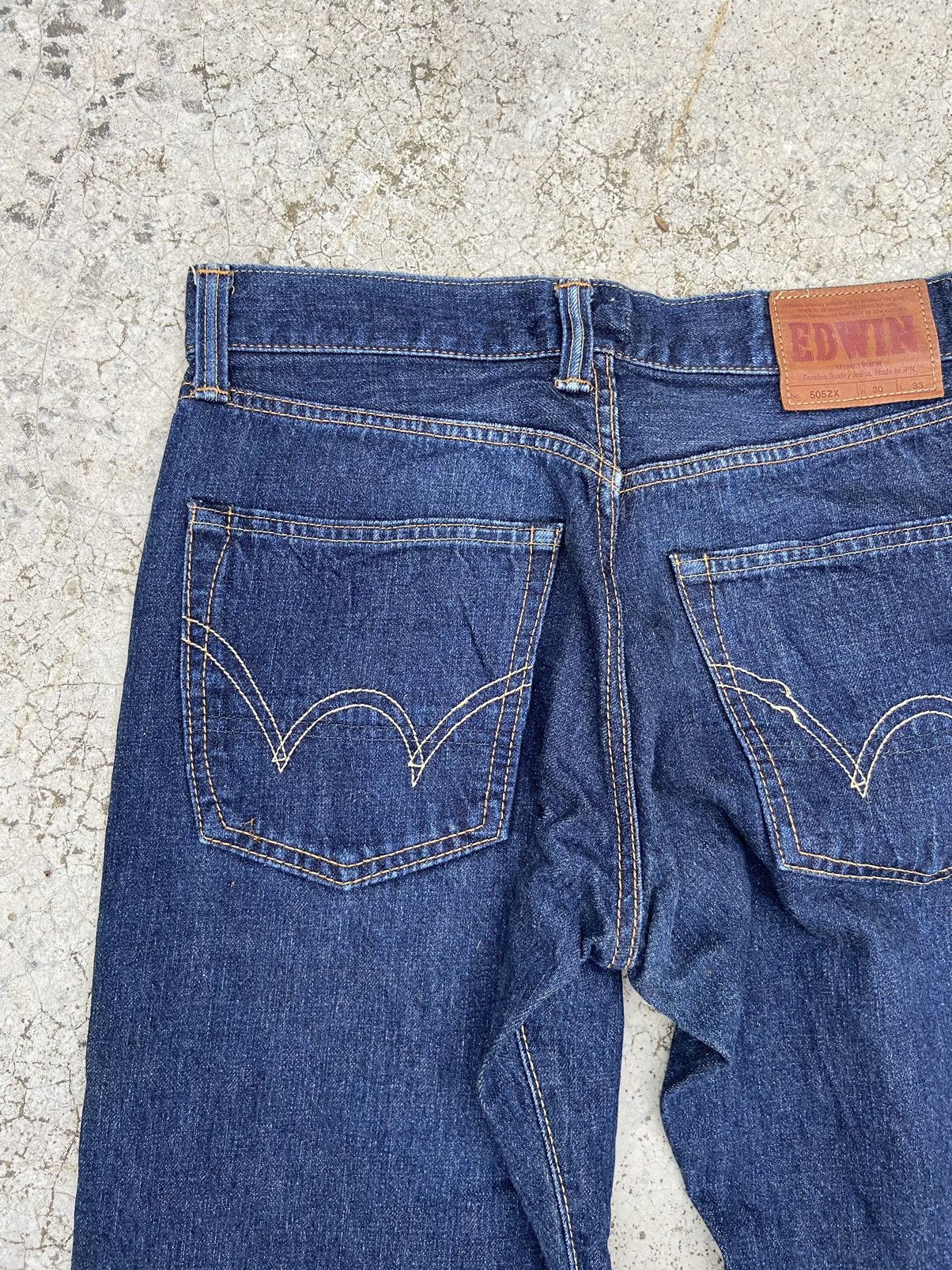 Beauty Beast 🔥 Vintage Edwin jeans Edwin 505 ZX selvedge Size US 31 - 8 Thumbnail