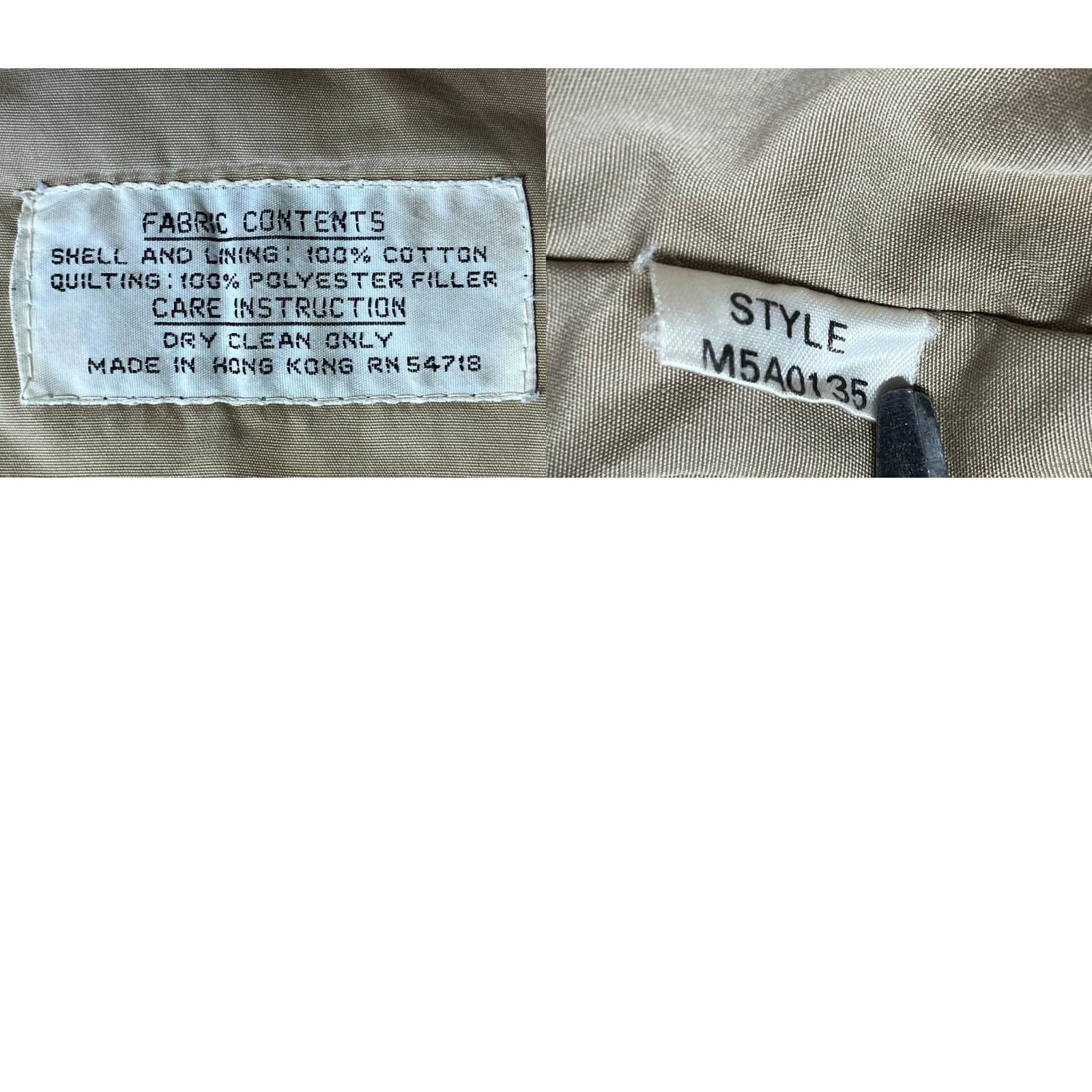 Calvin Klein VINTAGE Calvin Klein Canvas Jacket Mens Size 40 Brown Field Utility 100% Cotton Size US XXS / EU 40 - 10 Thumbnail