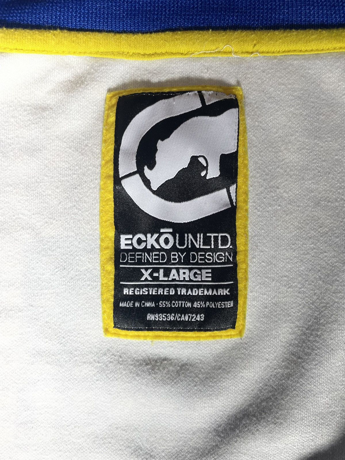 Ecko Unltd. Ecko Unltd Retro Y2K Checkered Track Jacket XL Blue/White Size US XL / EU 56 / 4 - 4 Thumbnail