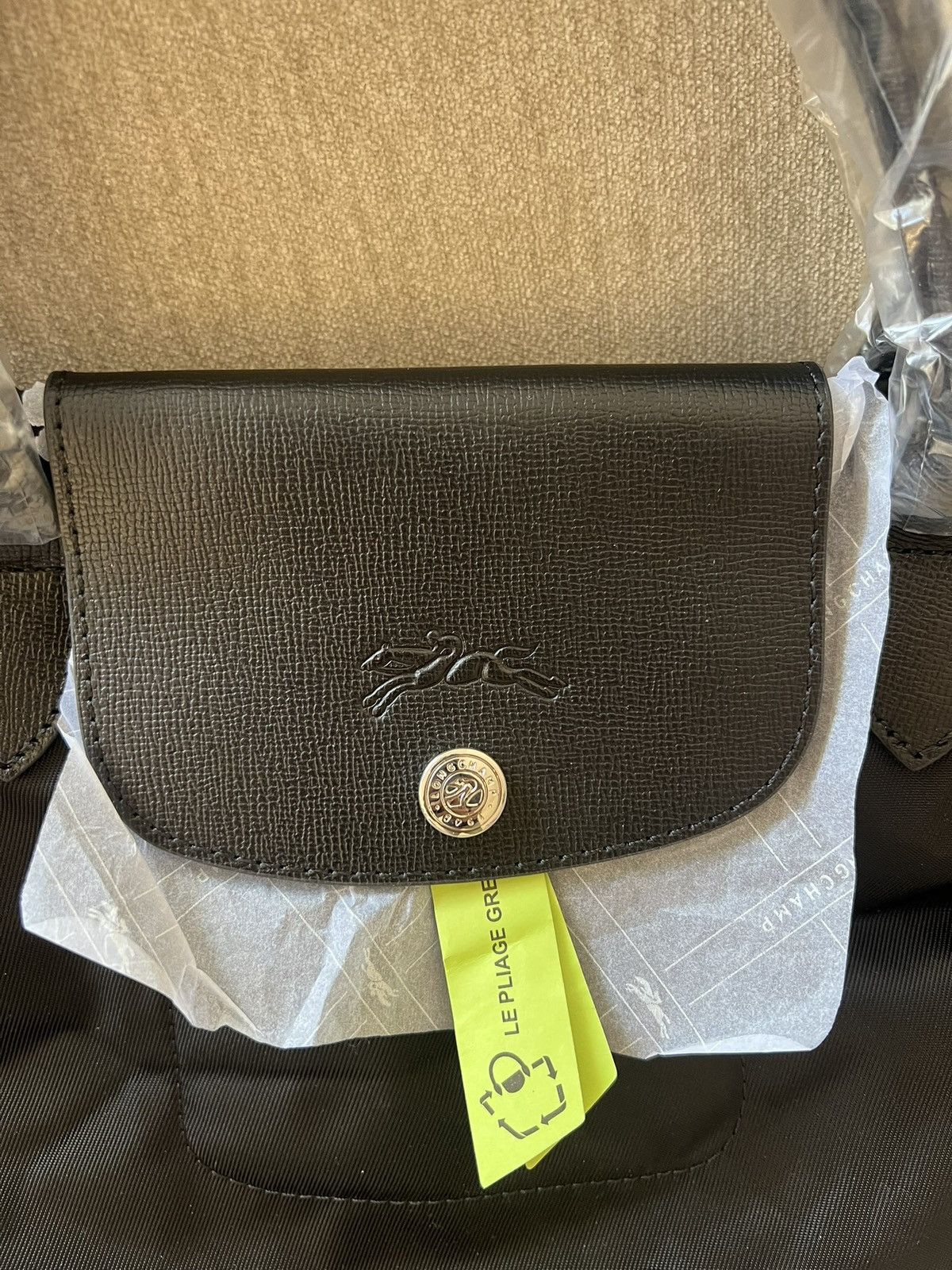 Longchamp LE PLIAGE ENERGY S HANDBAG Black - Recycled Canvas Size ONE SIZE - 8 Thumbnail
