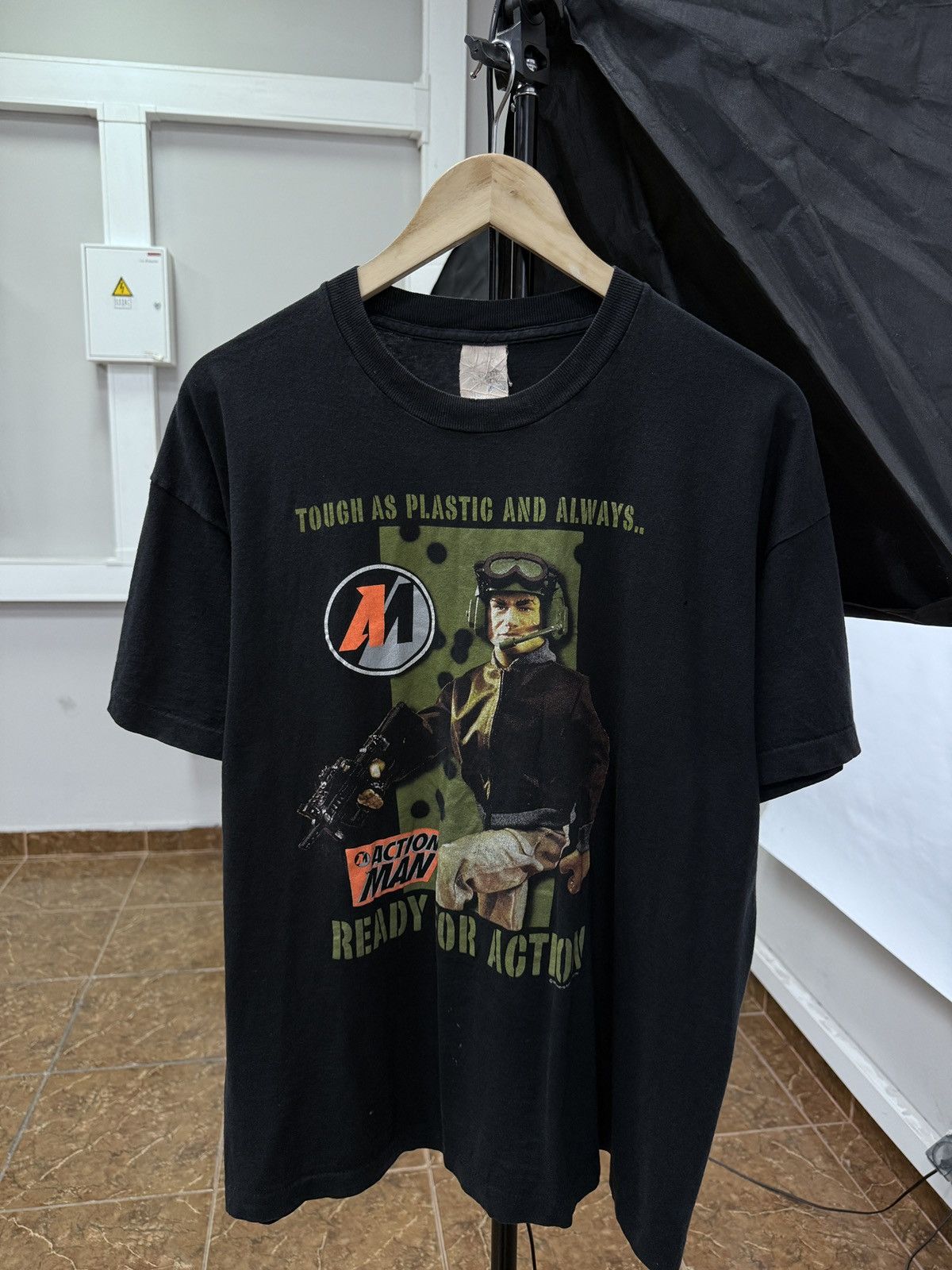Fruit Of The Loom 🇺🇸 Vintage 1997 Action Man Military Soldier Figurine T-Shirt Size US L / EU 52-54 / 3 - 1 Thumbnail