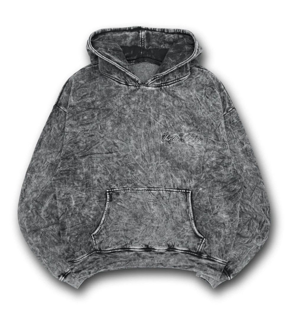 Thirteen Studios THIRTEEN STUDIOS LOGO FADED HOODIE Mineral Wash - Limited! Size US S / EU 44-46 / 1 - 5 Thumbnail