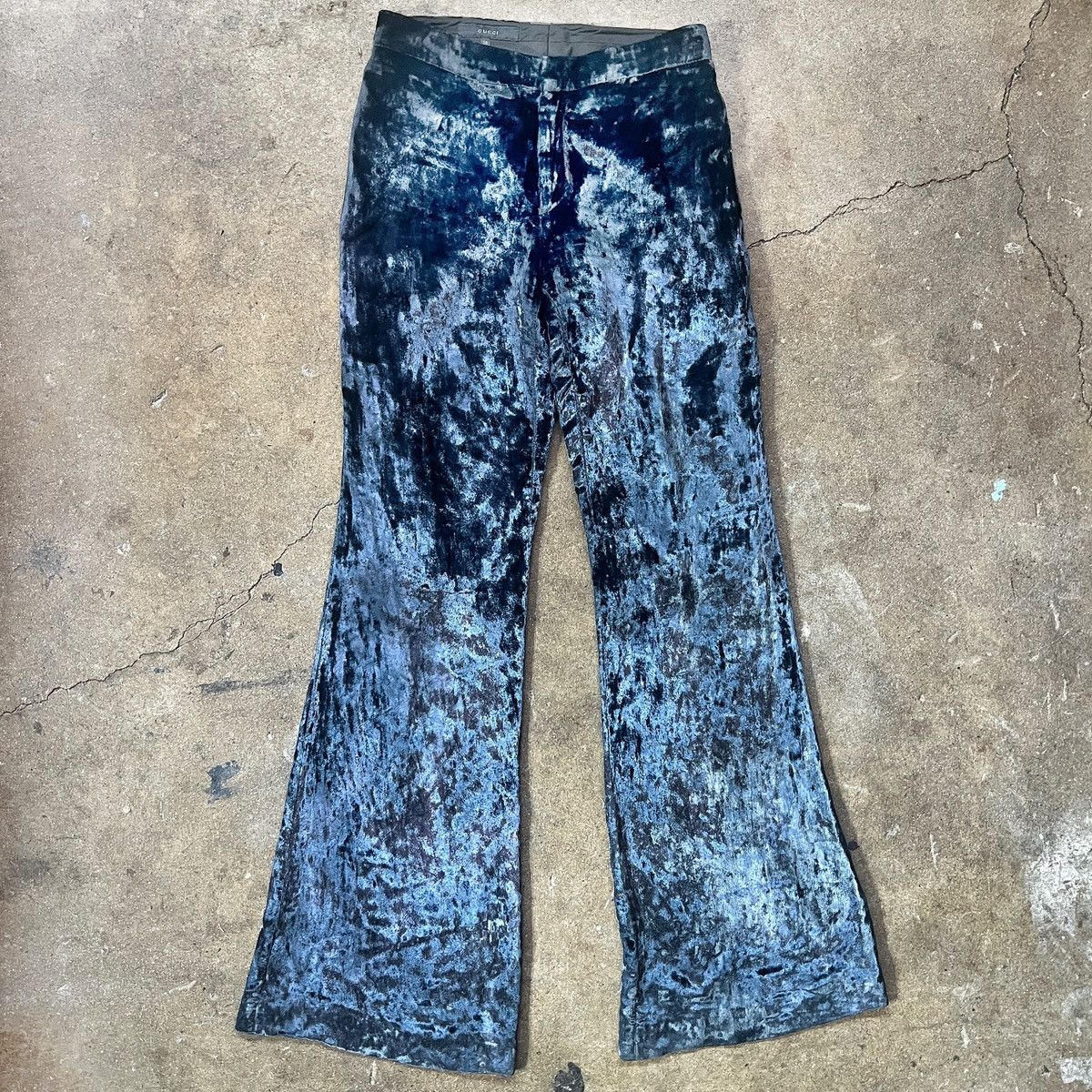Gucci by Tom Ford FW1999 Velvet Flare Pants