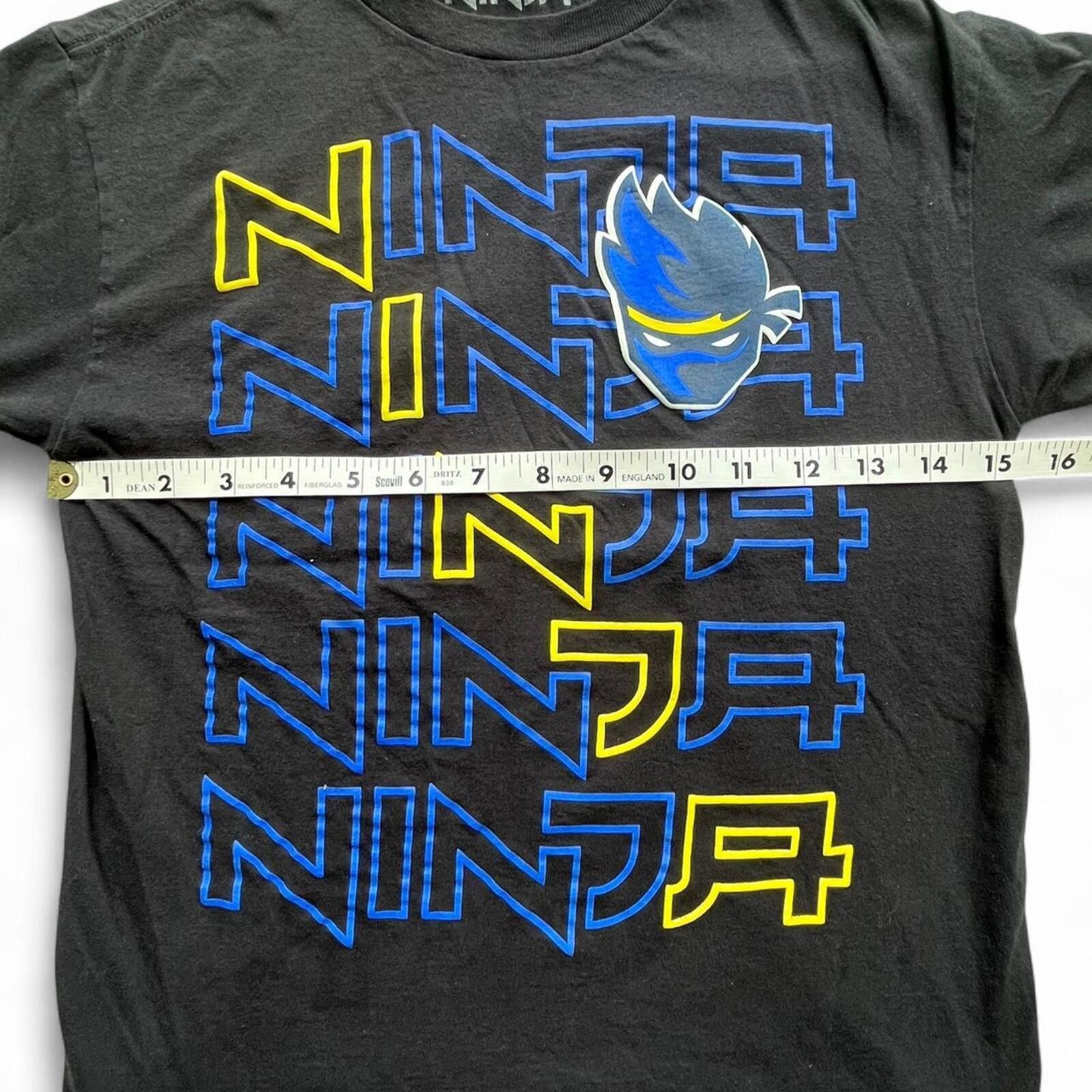 Other Ninja Fortnite T Shirt Kids Size Black Short Sleeve Size US XXS / EU 40 - 4 Thumbnail