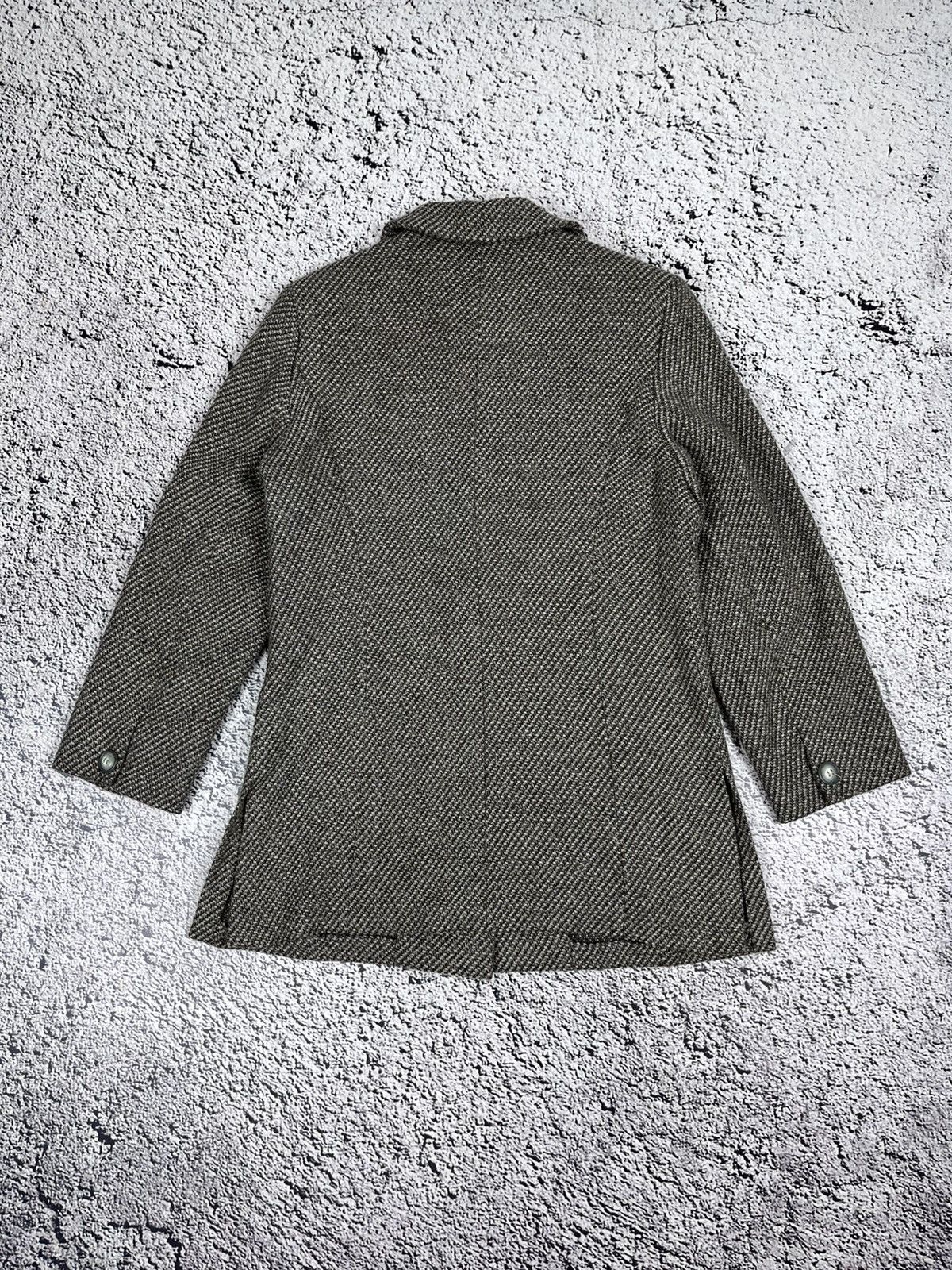 Max Mara Max Mara Houndstooth Wool Cropped Light Coat Old Money Size L / US 10 / IT 46 - 7 Thumbnail