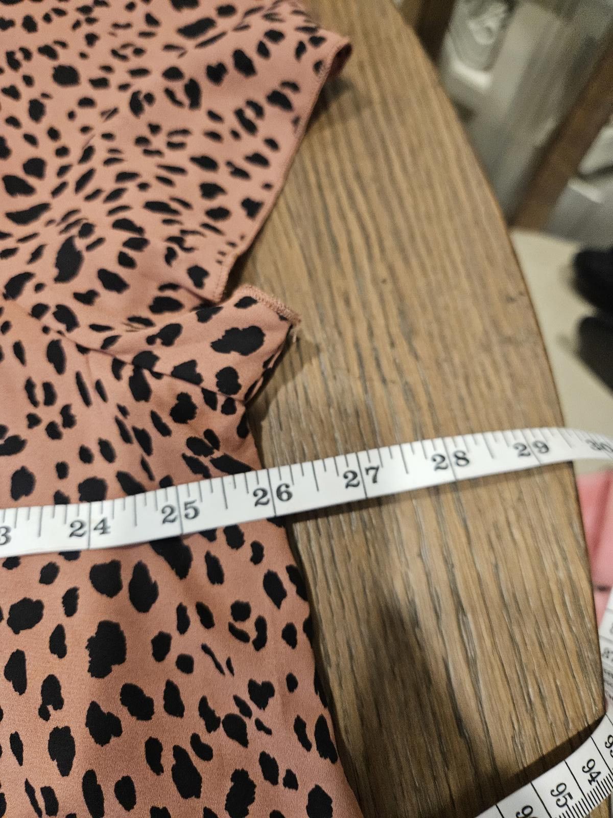 Designer Ophelia Roe Oversized Leopard Print Dress with Tiered Hem Size XXL / US 16-18 / IT 52-54 - 6 Thumbnail