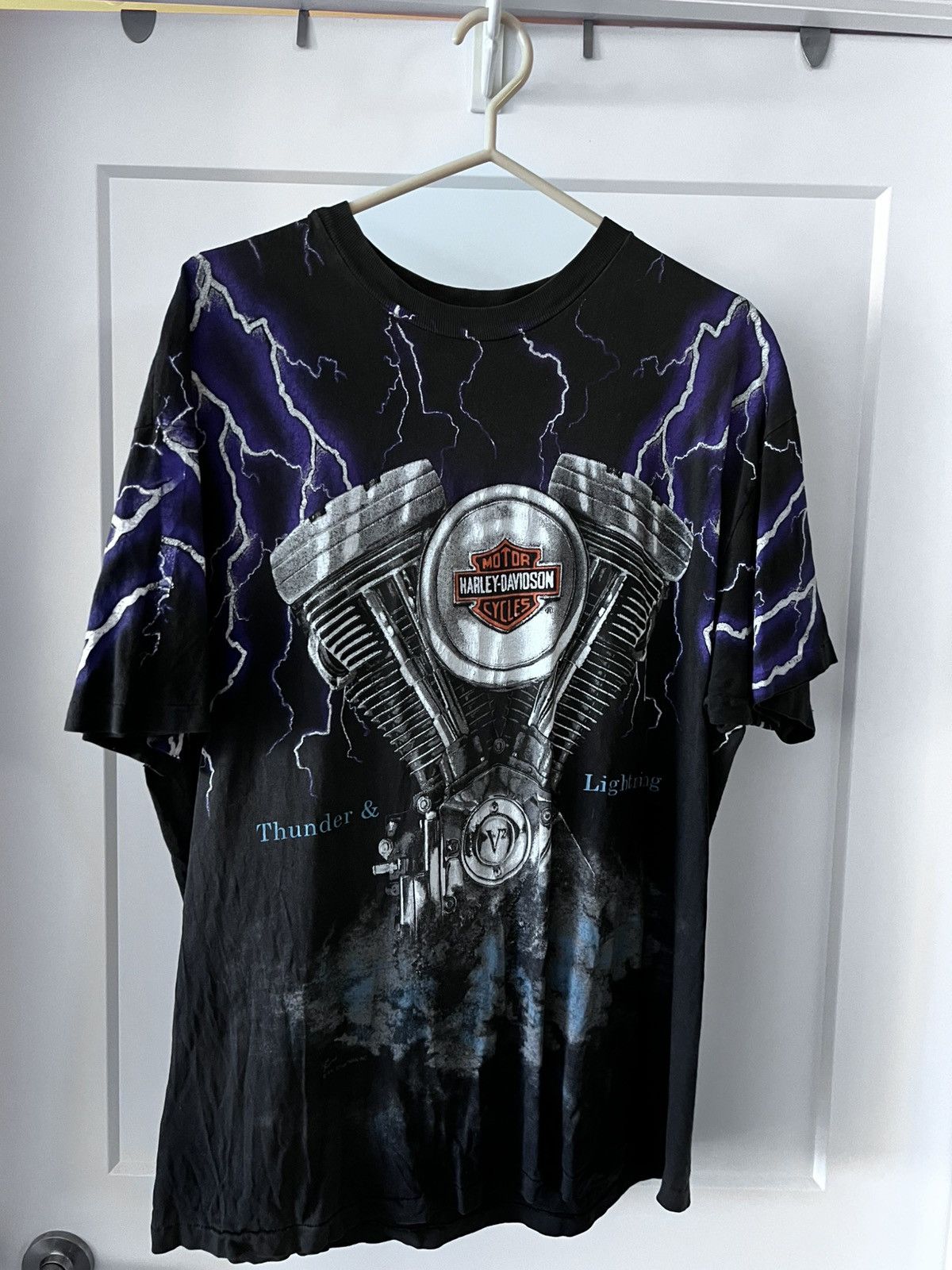Harley Davidson HARLEY DAVIDSON “Thunder and Lighting” Alaska, Fairbanks Size US XL / EU 56 / 4 - 1 Thumbnail