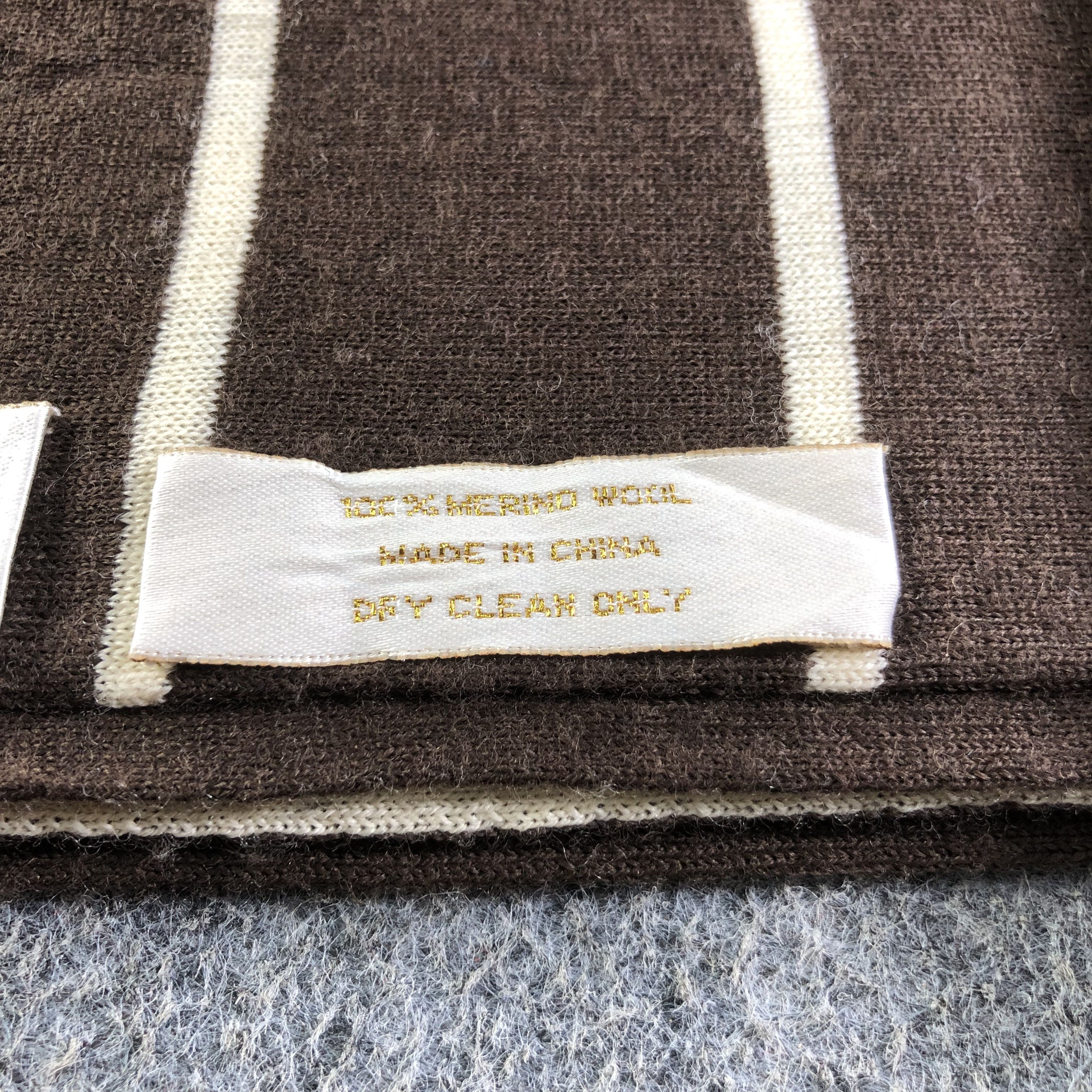 Coach Coach Monogram Merino Scarf Muffler V1741 Size ONE SIZE - 5 Thumbnail