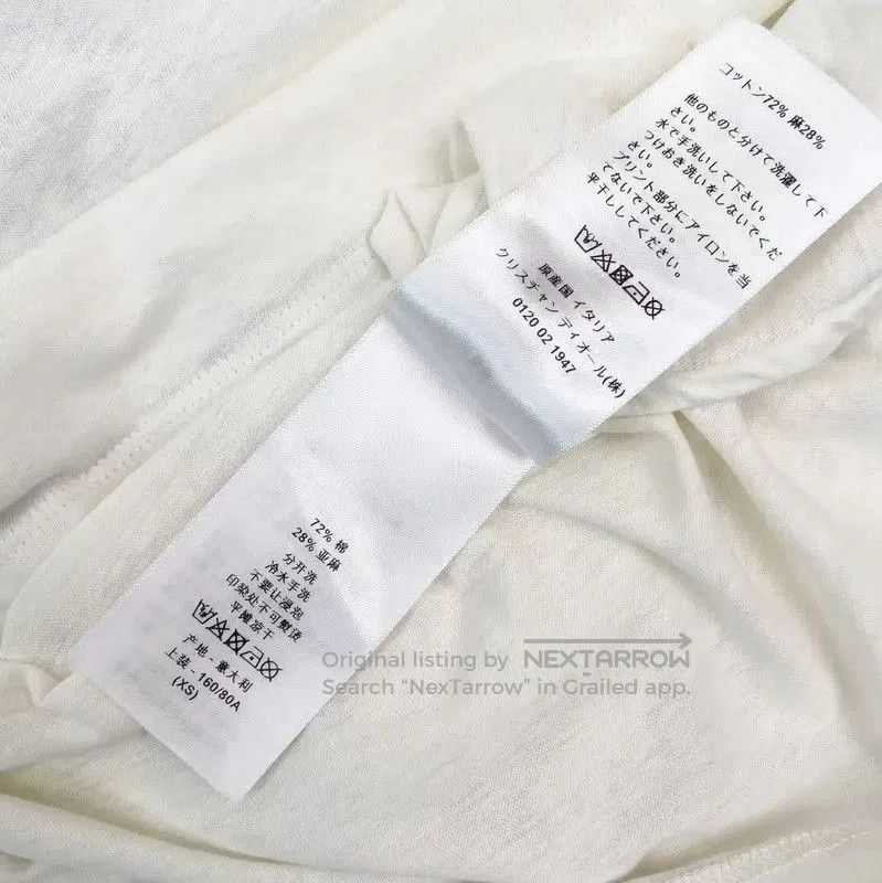 Dior Dior White Cotton XS Women's T. Size XS / US 0-2 / IT 36-38 - 5 Thumbnail