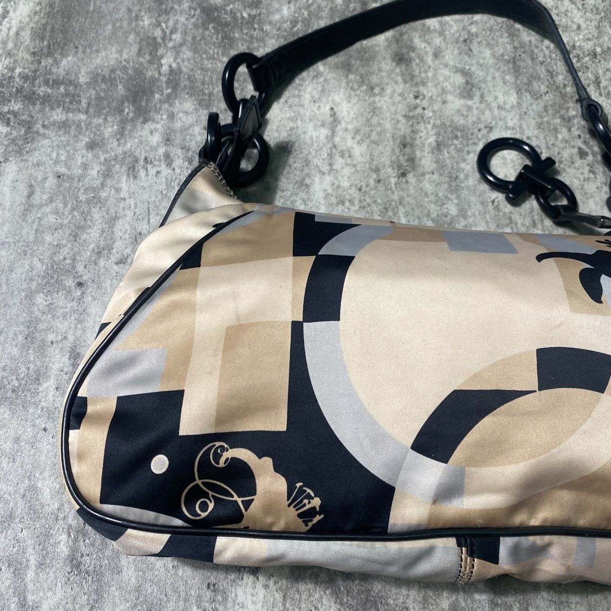 Salvatore Ferragamo Vintage Salvatore Ferragamo Print Satin Shoulder Bag Size ONE SIZE - 2 Thumbnail