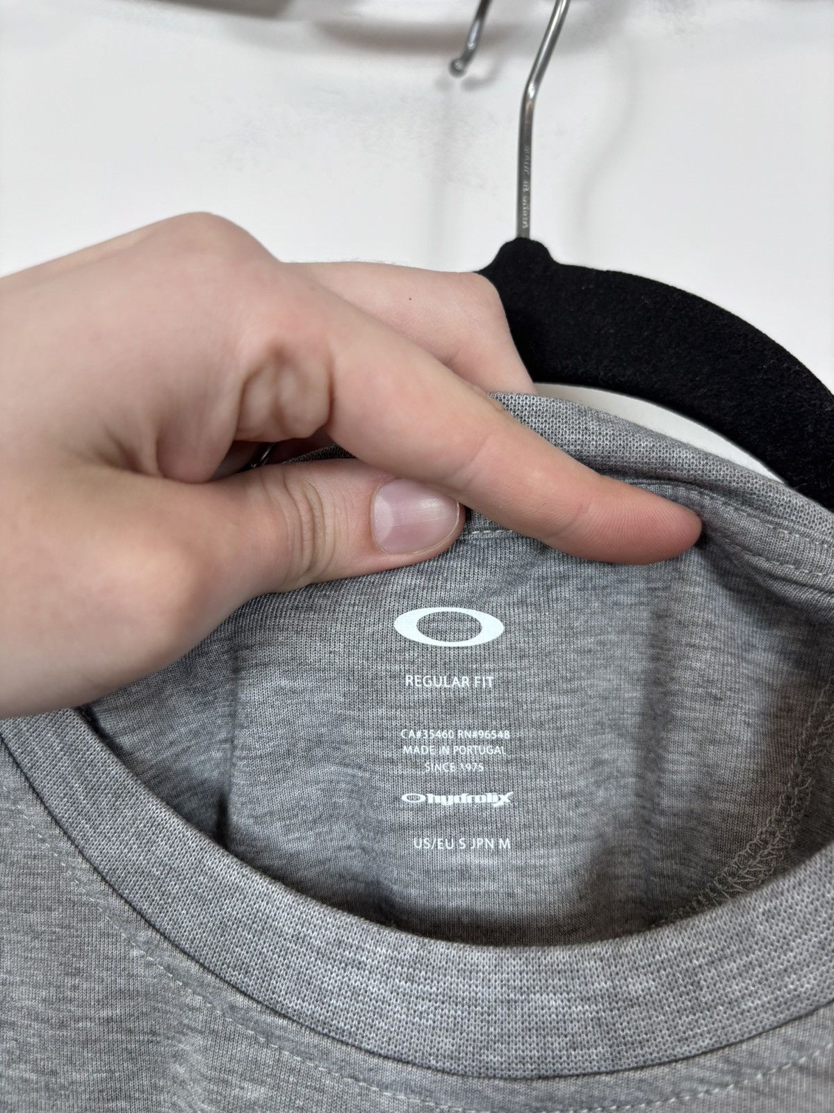 Oakley Oakley Gray Melange NWT Texas USA T-Shirt Tee Men’s Big Logo Size US S / EU 44-46 / 1 - 11 Thumbnail