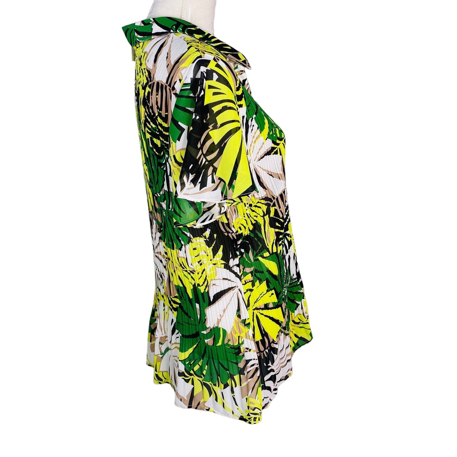Other Fashion Bug Button Down Shirt XL Plants Vacation New Size XL / US 12-14 / IT 48-50 - 7 Thumbnail
