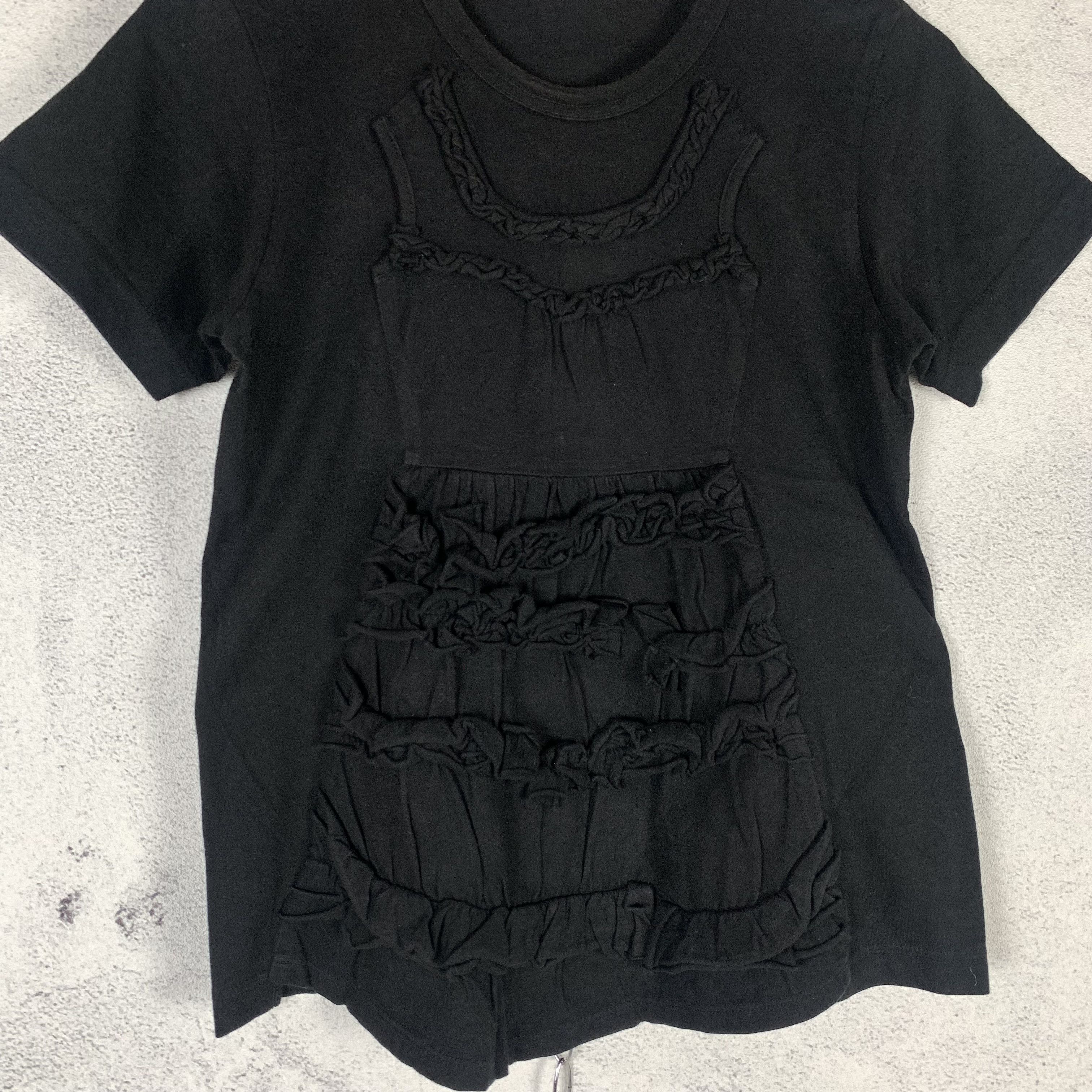 Comme des Garcons AD2011 Comme Des Garcons "Dress Embroidered" Top Size XS / US 0-2 / IT 36-38 - 2 Thumbnail