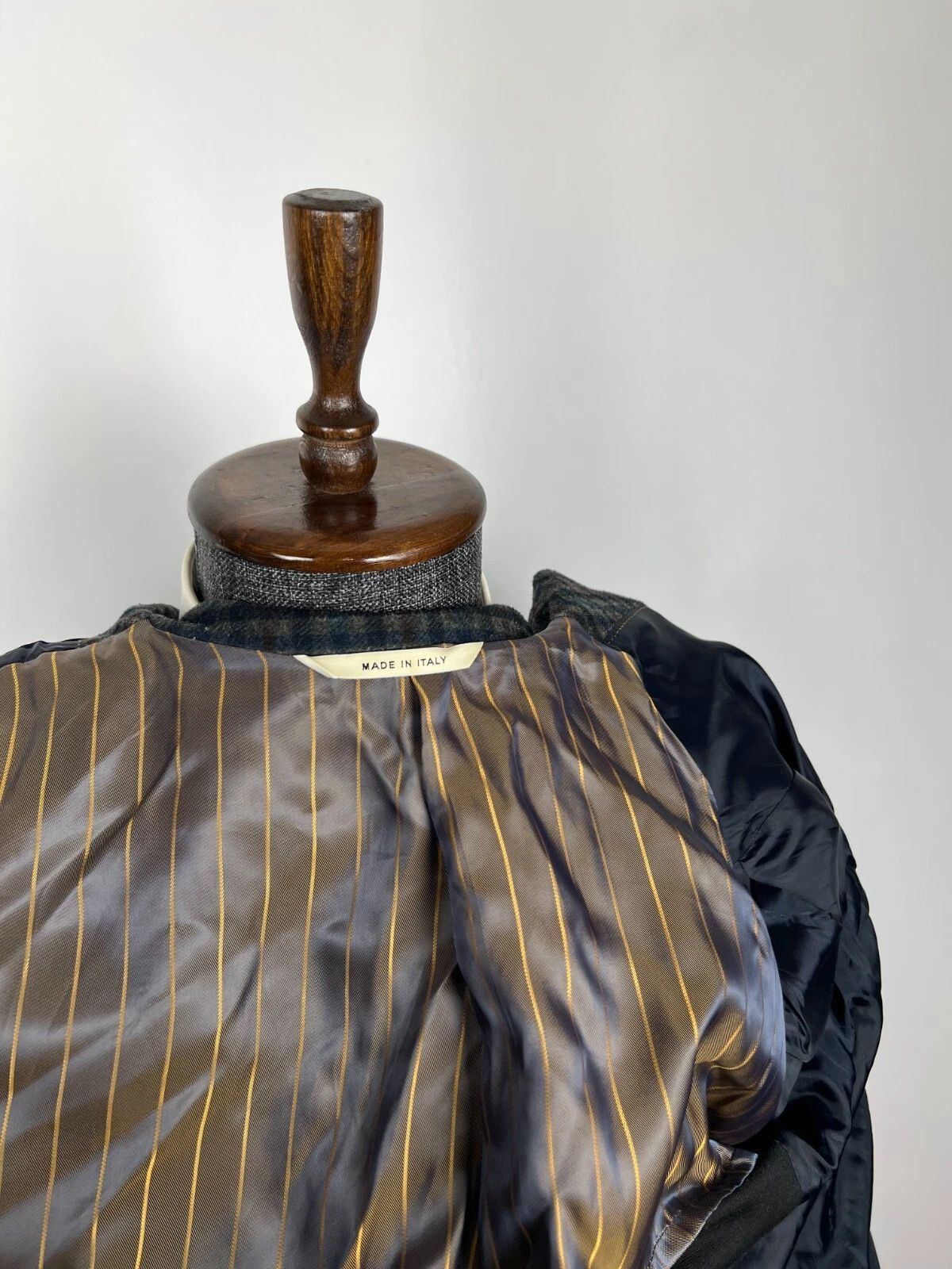 Other Linea Sartoriale Milano Plaid Multicolor Half Lined Blazer Size 46R - 15 Thumbnail