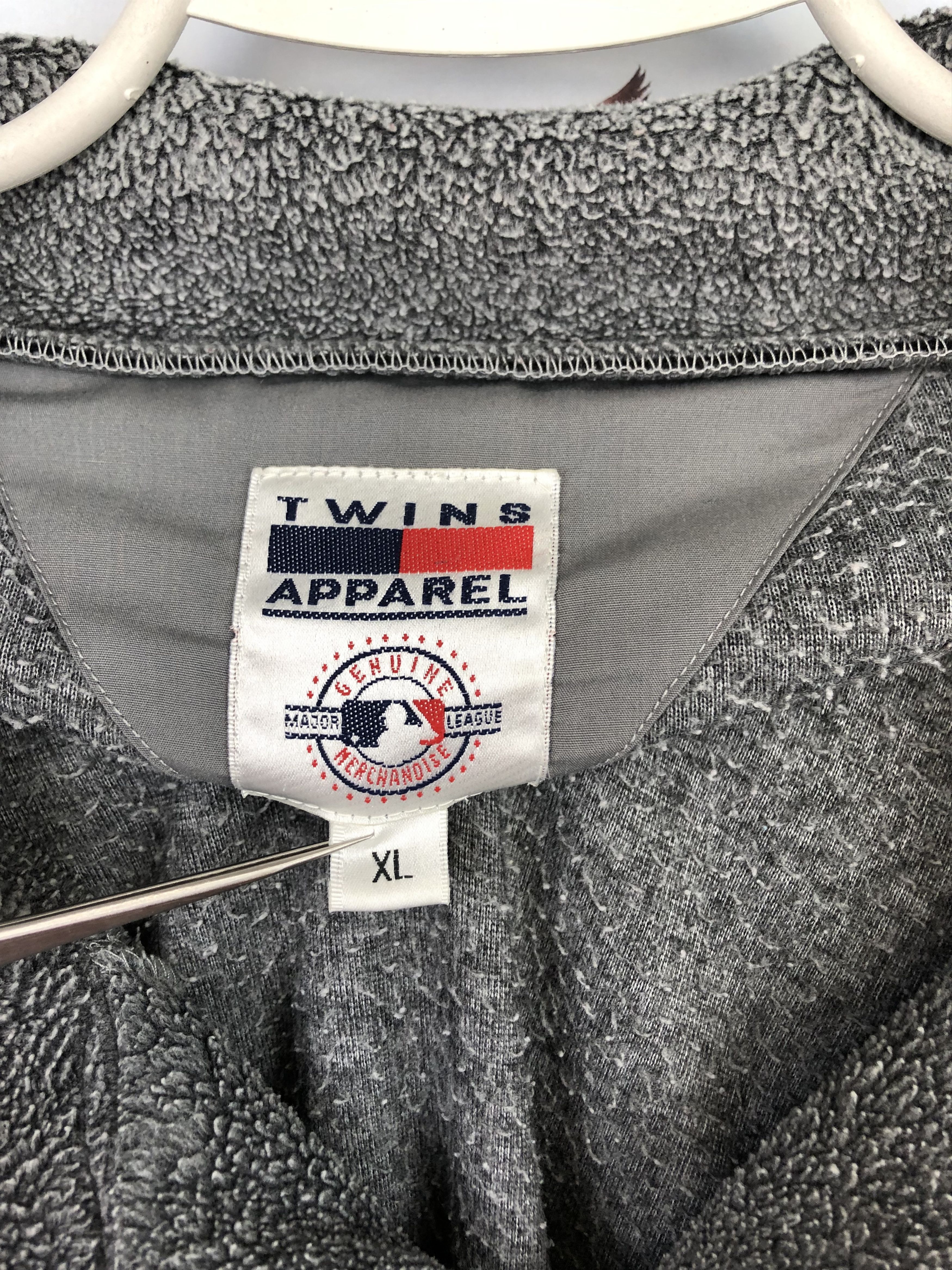 MLB VIntage Chicago White Sox Fleece Jacket Gray MLB Sweatshirt Size US XL / EU 56 / 4 - 7 Thumbnail