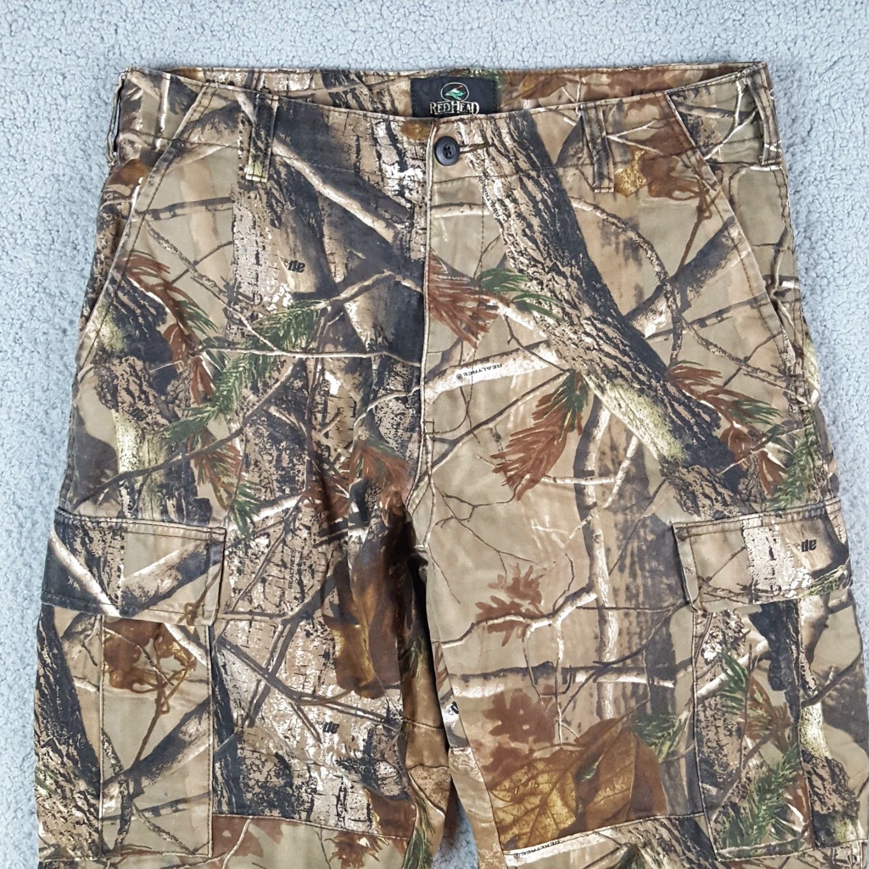 Doublet VINTAGE Red Head Y2K Camo Cargo Pants Medium 34x30 Baggy Grunge Outdoor Mens Size US 31 - 2 Thumbnail