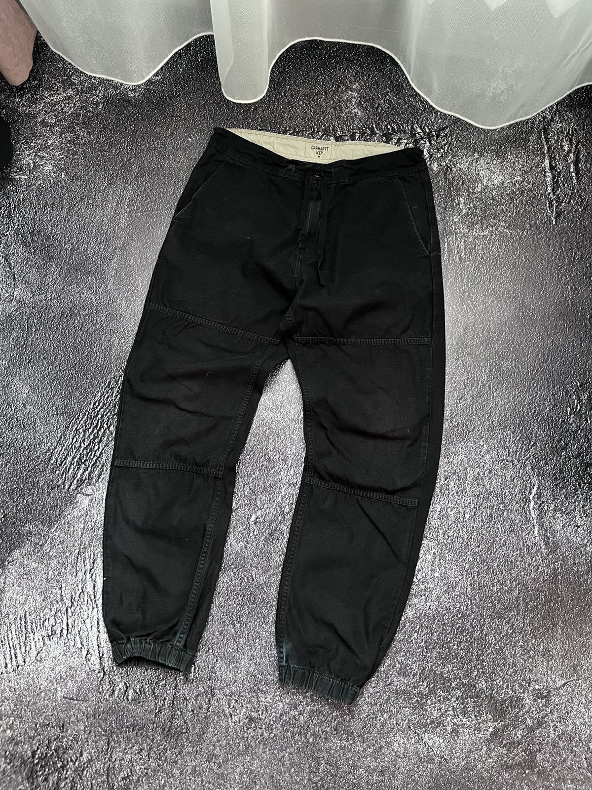 Carhartt Carhartt W.I.P Black Ripstop Marshall Jogger Sz Medium M WIP Size US 32 / EU 48 - 3 Thumbnail
