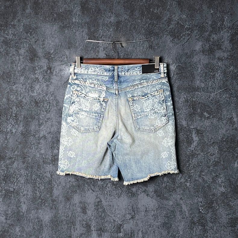 Amiri Amiri Blue cotton denim shorts Size US 30 / EU 46 - 2 Thumbnail