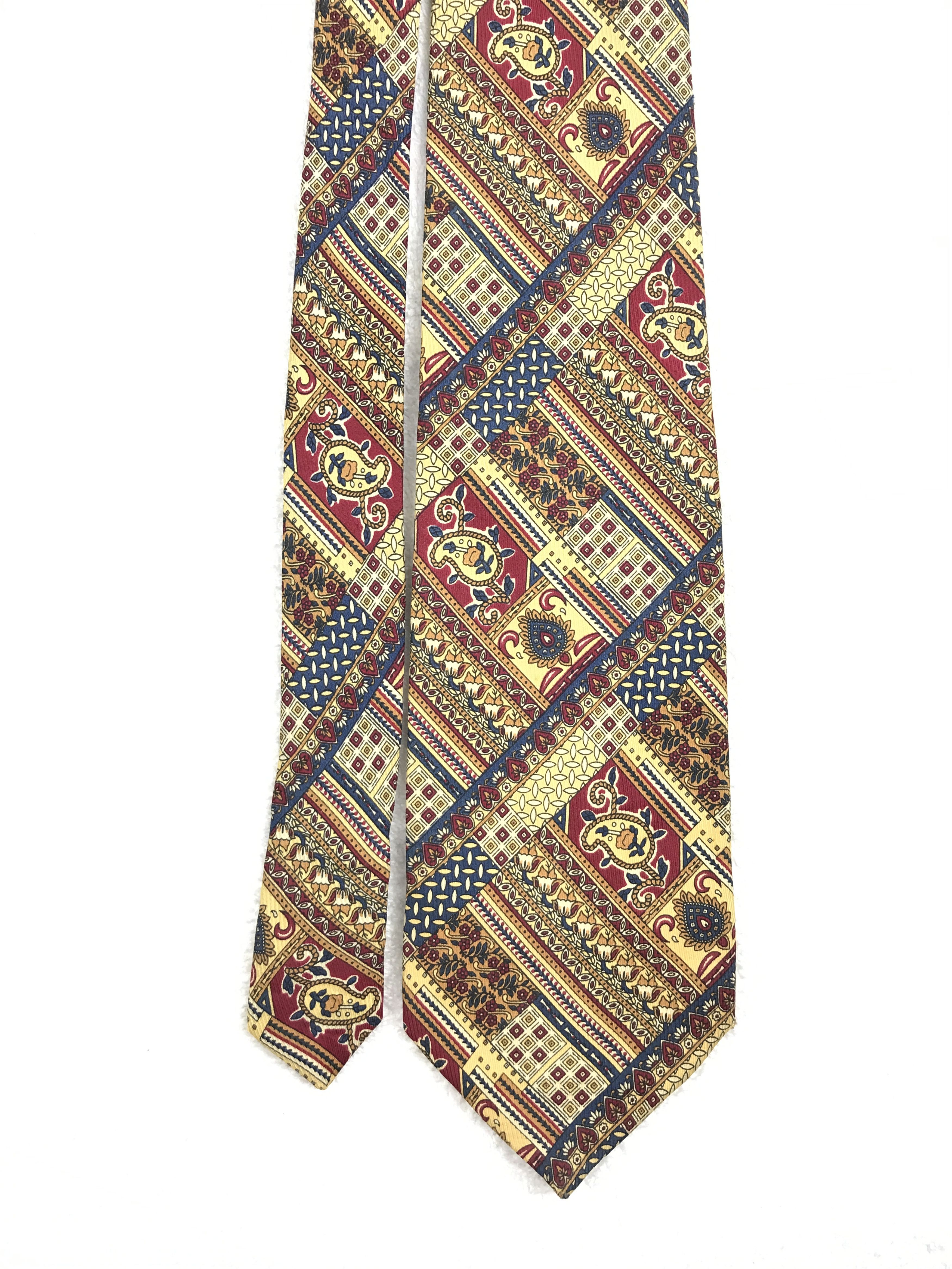 Vintage Vintage Giorgio Rossi Silk Necktie Size ONE SIZE - 3 Thumbnail
