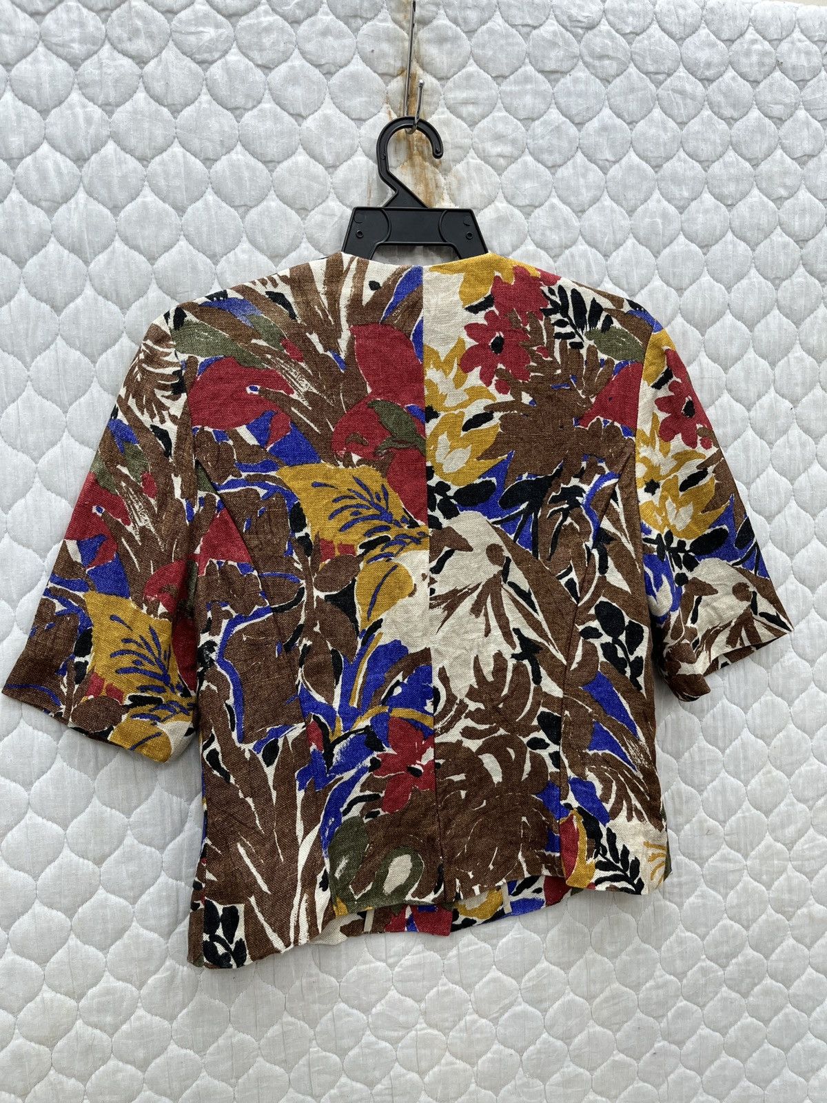 Celine 🔥🔥🔥STEALS VTG CELINE FLORAL BLOUSE Size M / US 6-8 / IT 42-44 - 5 Thumbnail