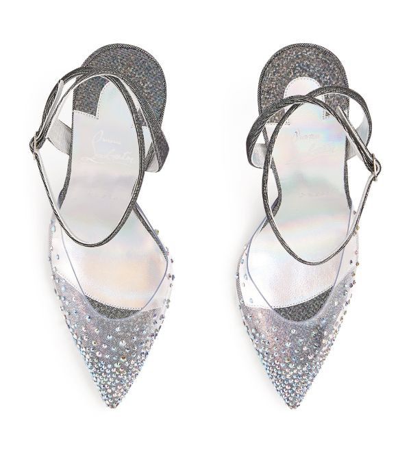 Christian Louboutin o1s1wg110924 Spikaqueen Pumps in Silver Size US 5 / IT 35 - 4 Thumbnail