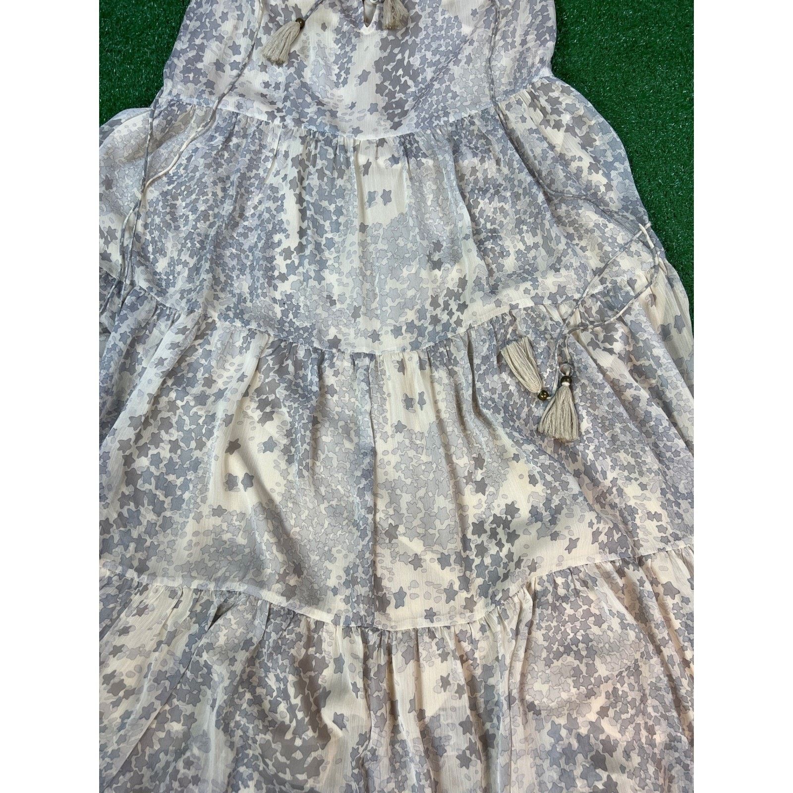 Other Storia Tiered Dress Boho Maxi Long Summer Womens MD Size M / US 6-8 / IT 42-44 - 2 Thumbnail