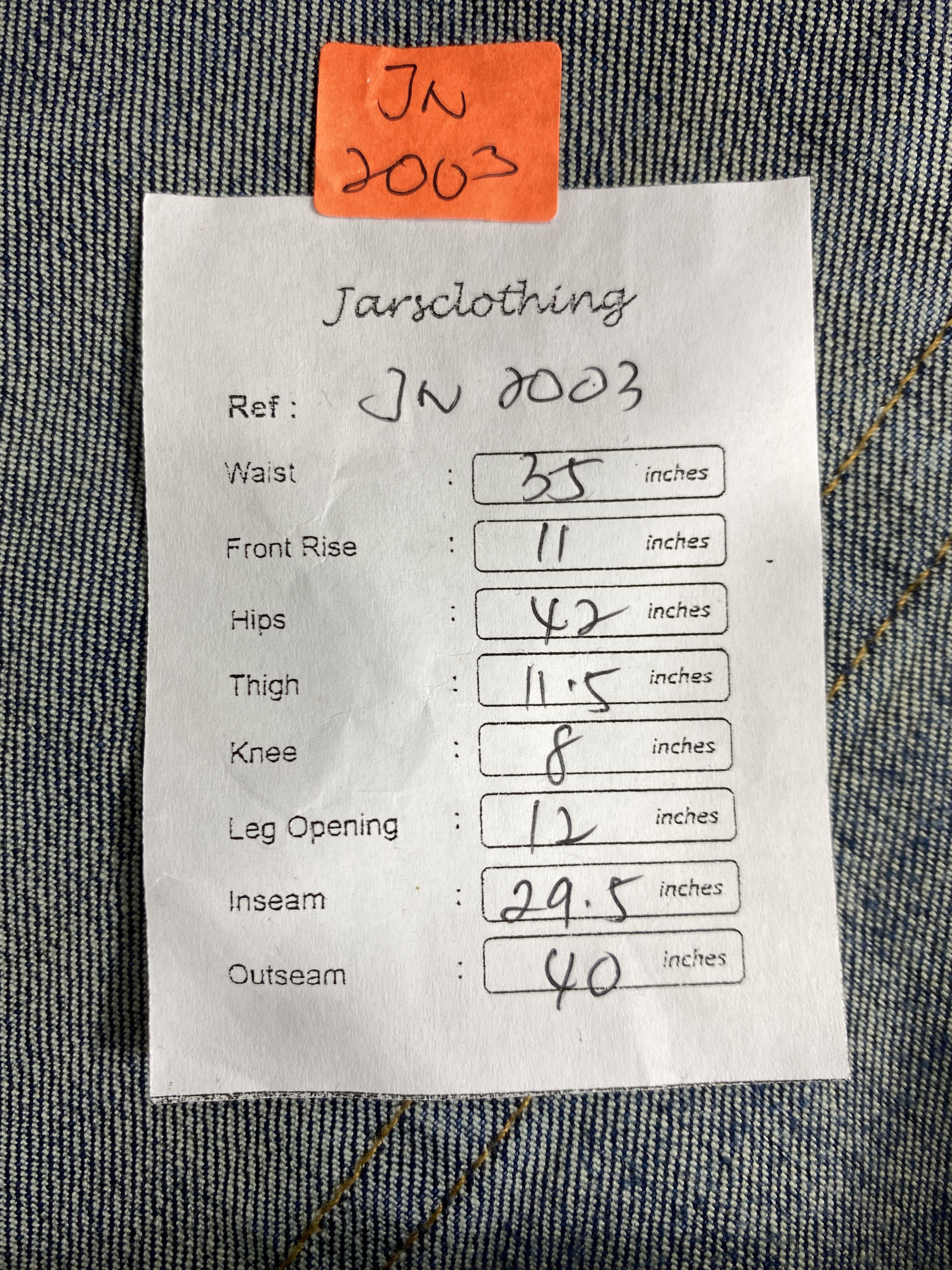 Levi's Distressed Blue Levi's 512 Jeans 35x29.5 Denim -JN2003 Size US 35 - 7 Thumbnail