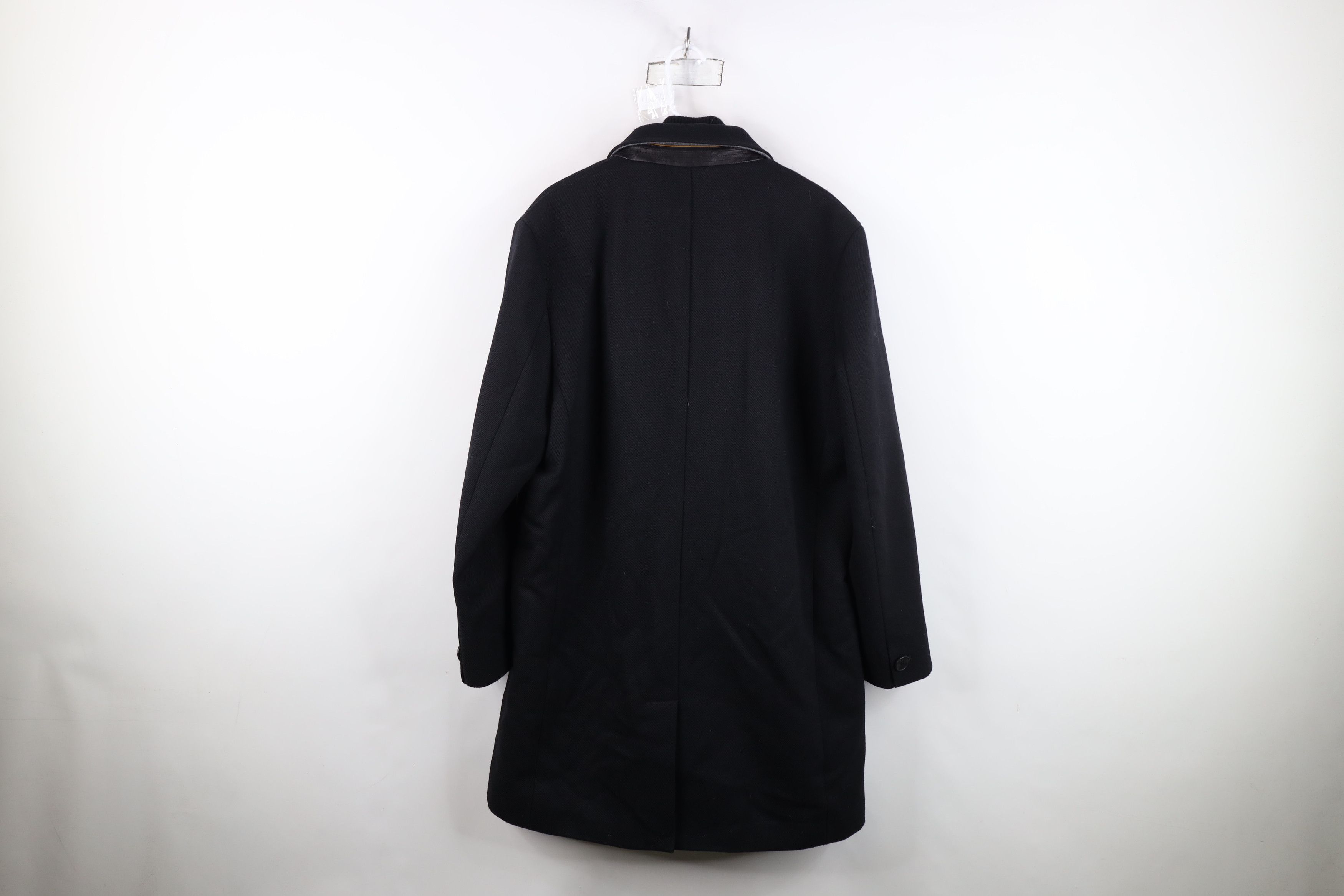 Cole Haan Cole Haan Ribbed Overcoat Jacket with Sweater Bib Black Size US L / EU 52-54 / 3 - 15 Thumbnail