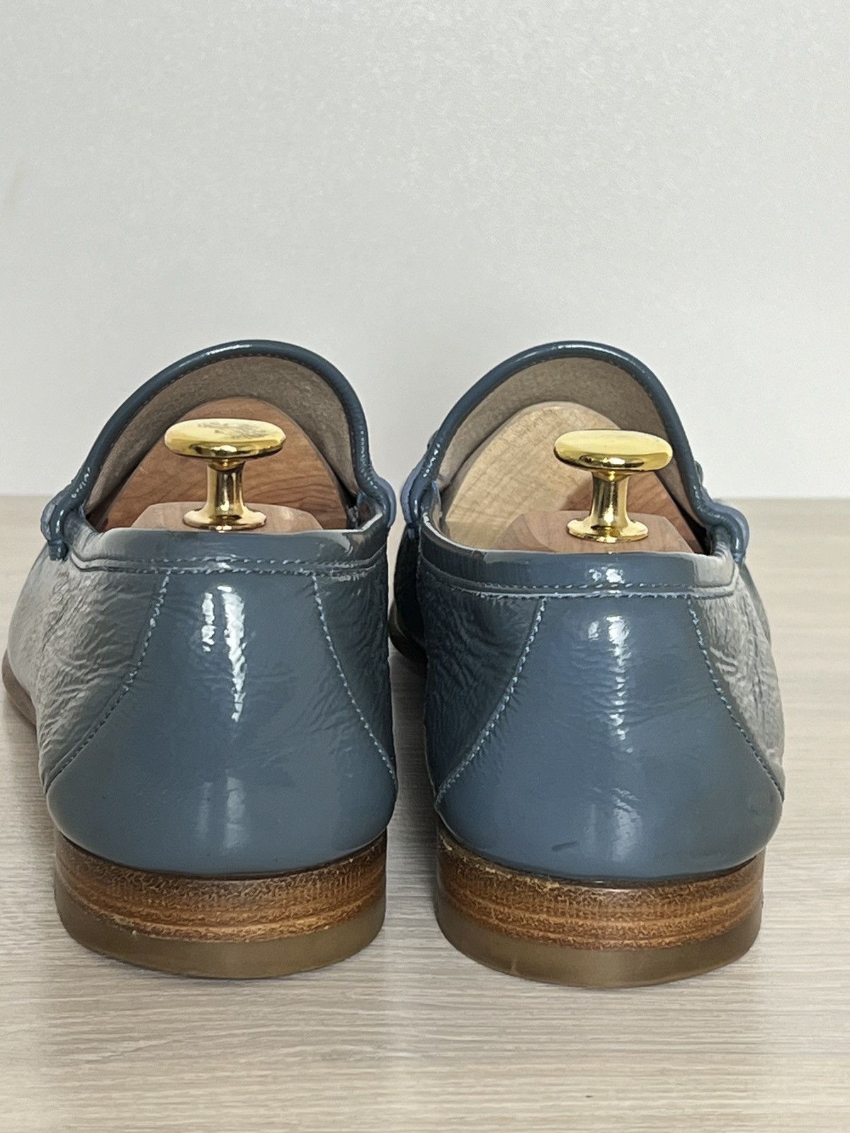 Gucci Teal Patent Leather Horsebit Loafers Size US 9 / EU 42 - 10 Thumbnail