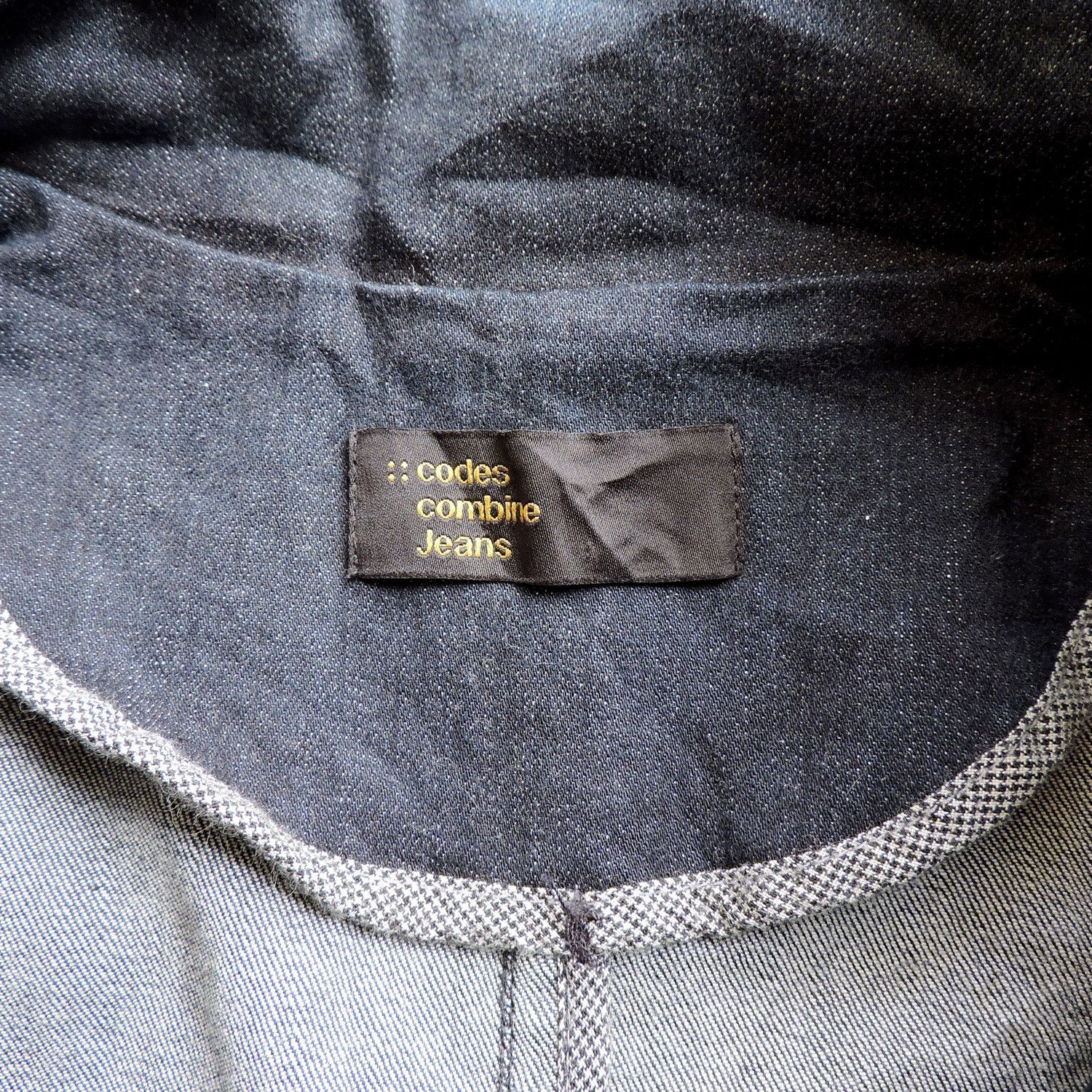 Codes Combine CODES COMBINE JEANS INDIGO WASHED DENIM JACKET Size US M / EU 48-50 / 2 - 4 Thumbnail