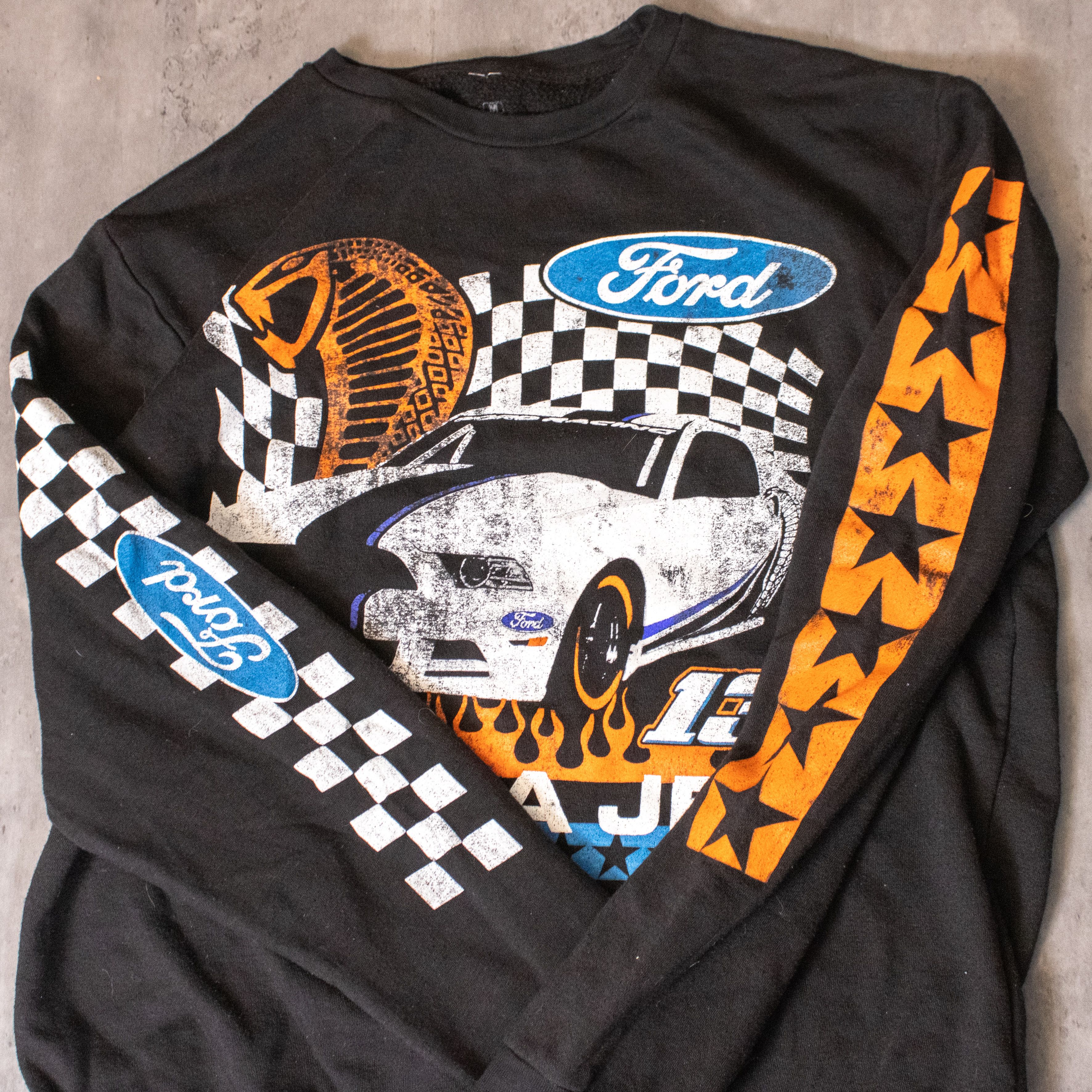 Ford Ford Racing Cobra Jet Vintage Y2K Style Black Crewneck Size US M / EU 48-50 / 2 - 5 Thumbnail
