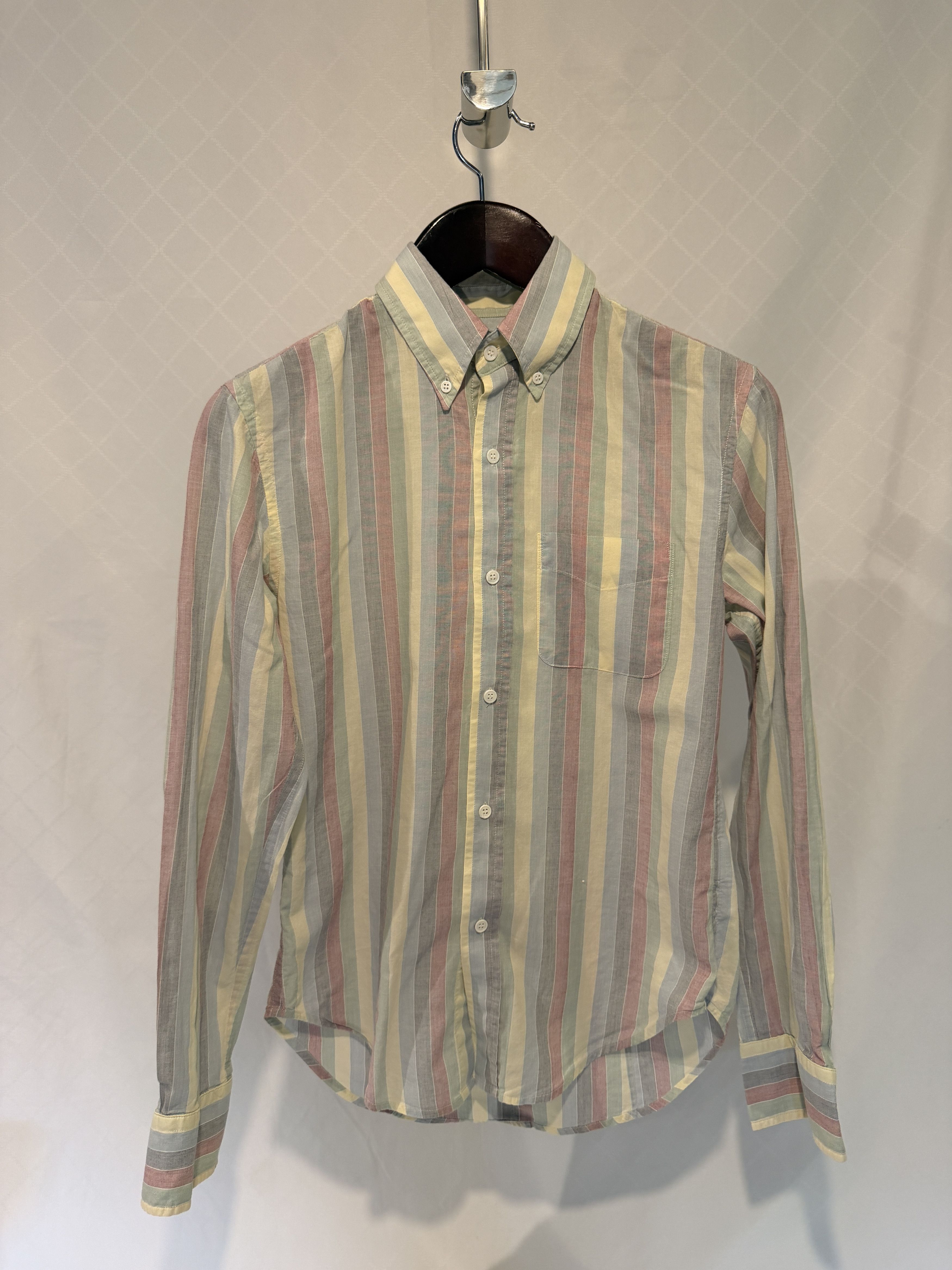 Band Of Outsiders Band of Outsiders Colorful Stripe Button Up Size US S / EU 44-46 / 1 - 1 Thumbnail