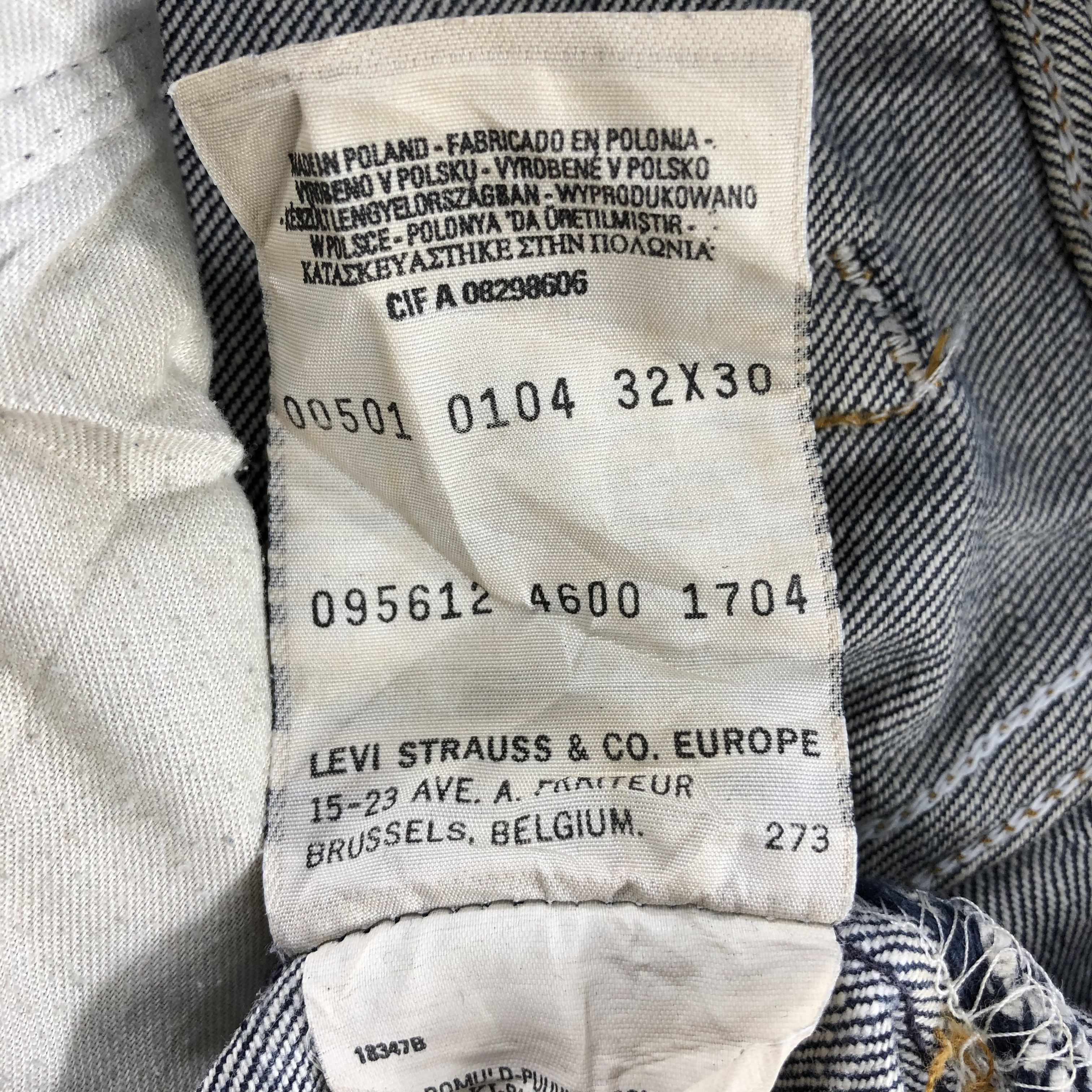 Levi's × Vintage Vintage Levis 501 Jeans-JM2503 Size US 31 - 17 Thumbnail