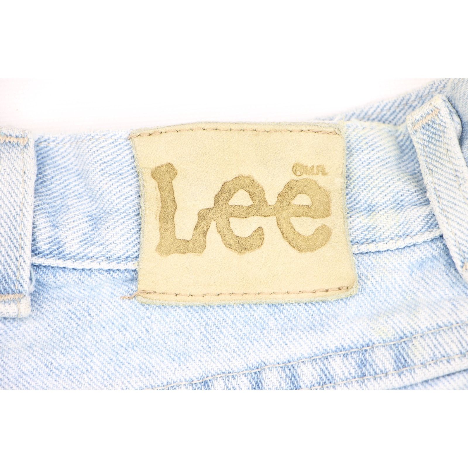 Lee Vintage Lee Light Wash Grunge High Waisted Boho Denim Jeans Size US 28 / EU 44 - 3 Thumbnail