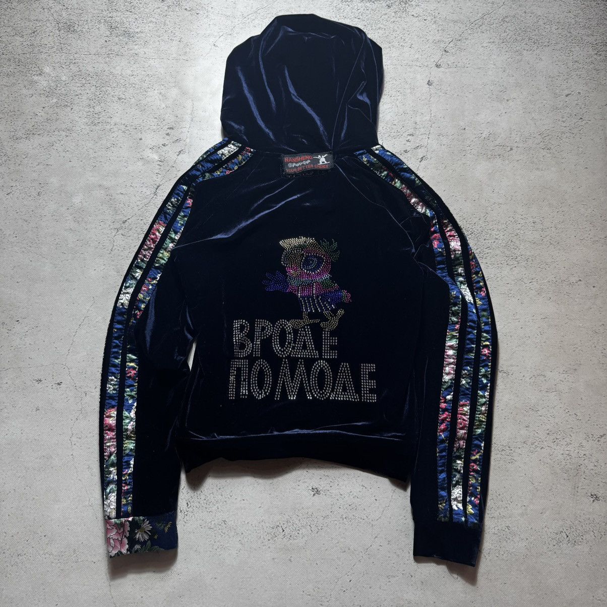 Denis Simachev y2k velour flowers zip hoodie denis simachev with big logo Size M / US 6-8 / IT 42-44 - 1 Thumbnail
