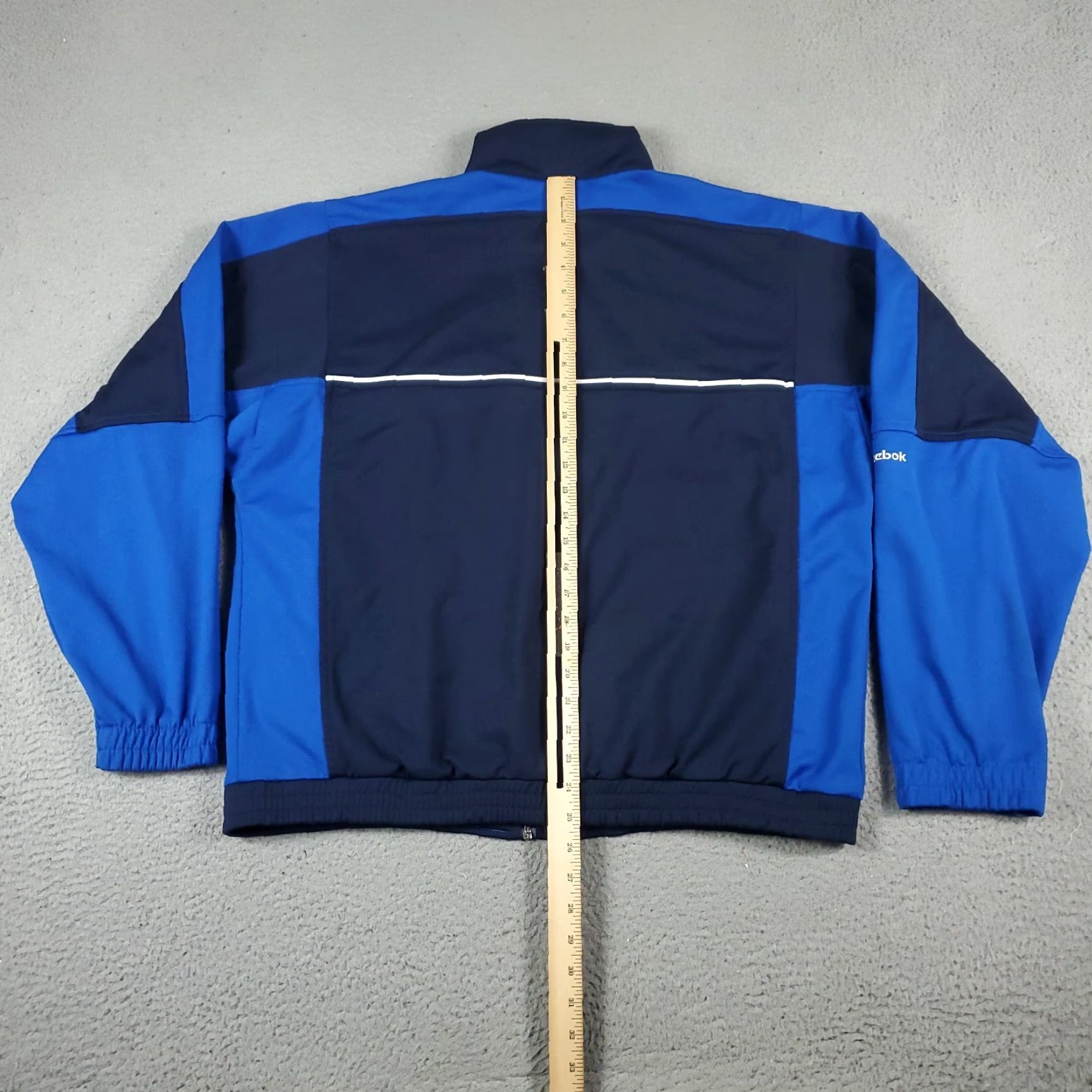 Reebok Reebok Jacket Mens Medium Blue Full Zip Up Track Coat Size US M / EU 48-50 / 2 - 6 Thumbnail