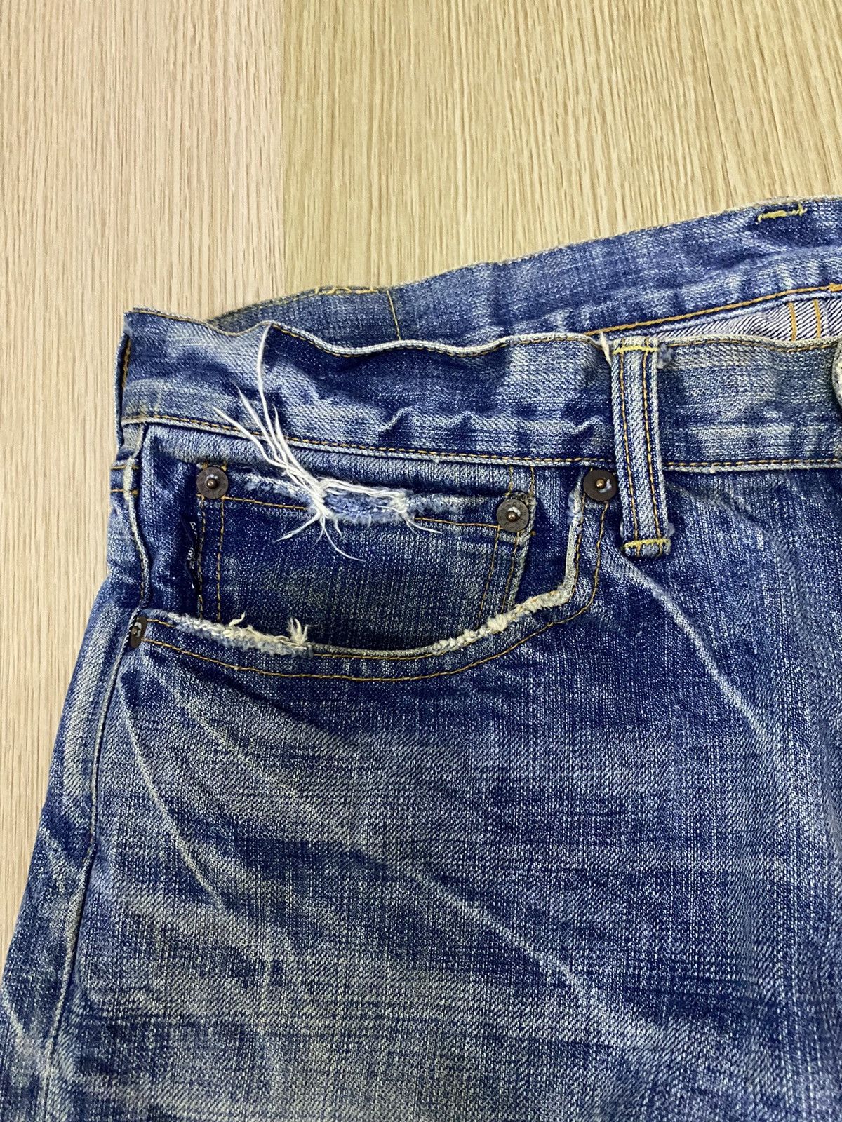 Eternal × Japanese Brand Eternal Japan distressed denime Size US 34 / EU 50 - 6 Thumbnail