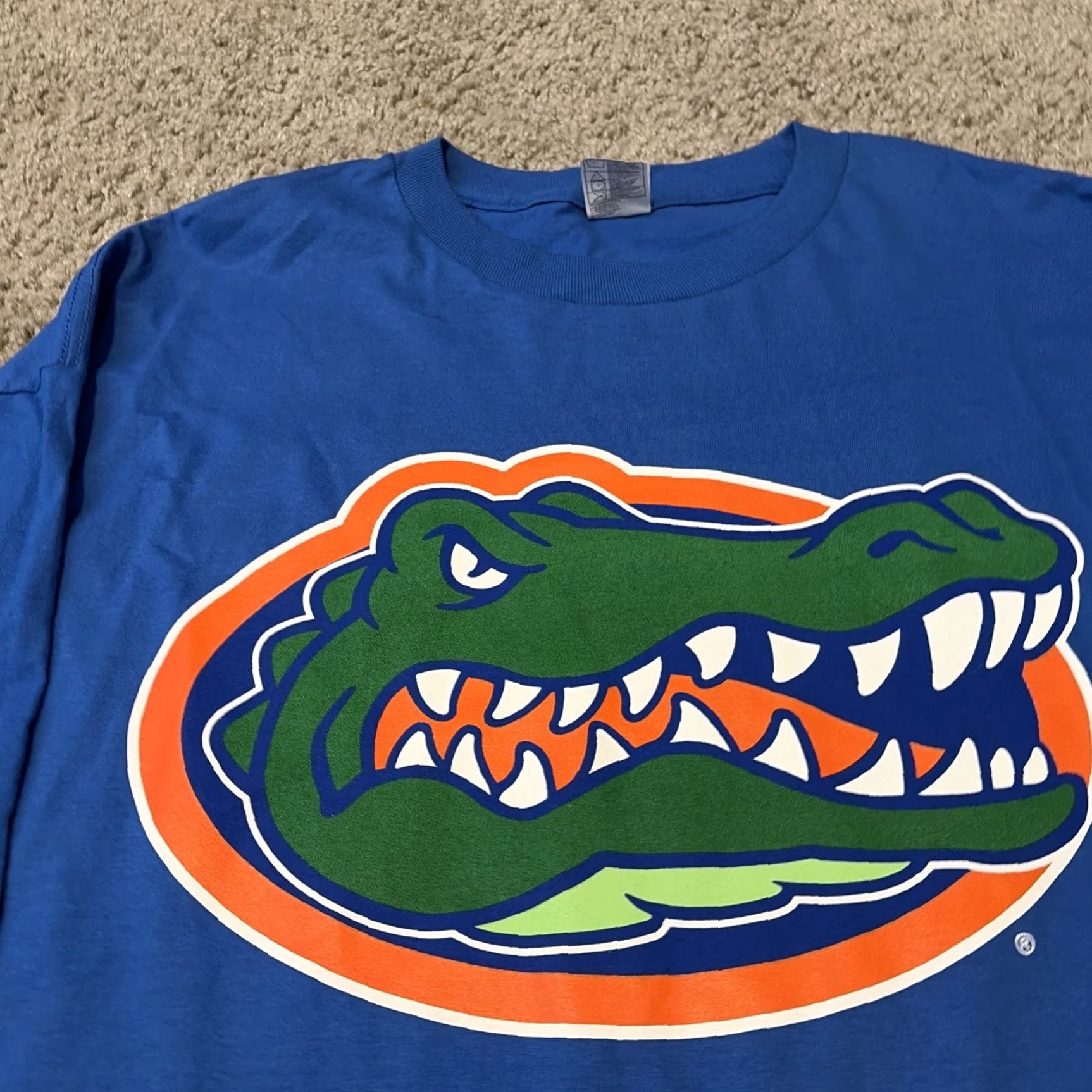 Vintage VINTAGE University Of Florida Gators The Swamp T-Shirt Long Sleeve 2XL Blue Mens Size US XXL / EU 58 / 5 - 3 Thumbnail