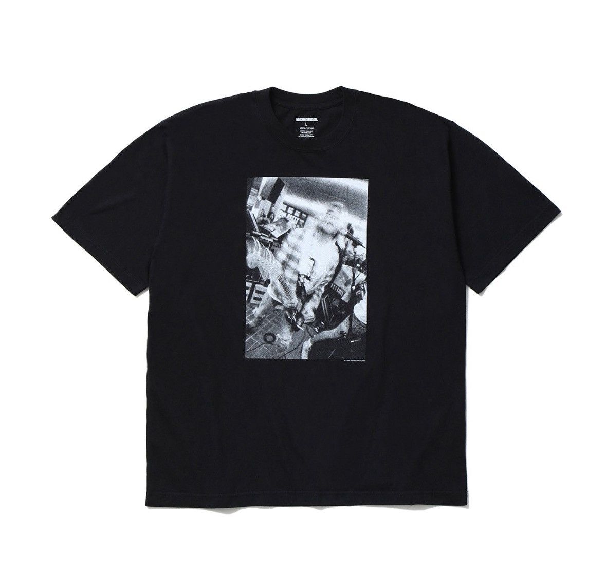 NEIGHBORHOOD × NIRVANA TEE BLACK Buy Black Nirvana Oversized T