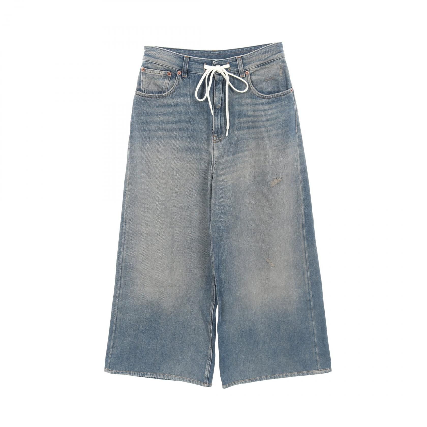 Maison Margiela MM6 Maison Margiela MM6 Denim Drawstring Pants Textile Jeans DUTY FREE for USA Size ONE SIZE - 1 Thumbnail