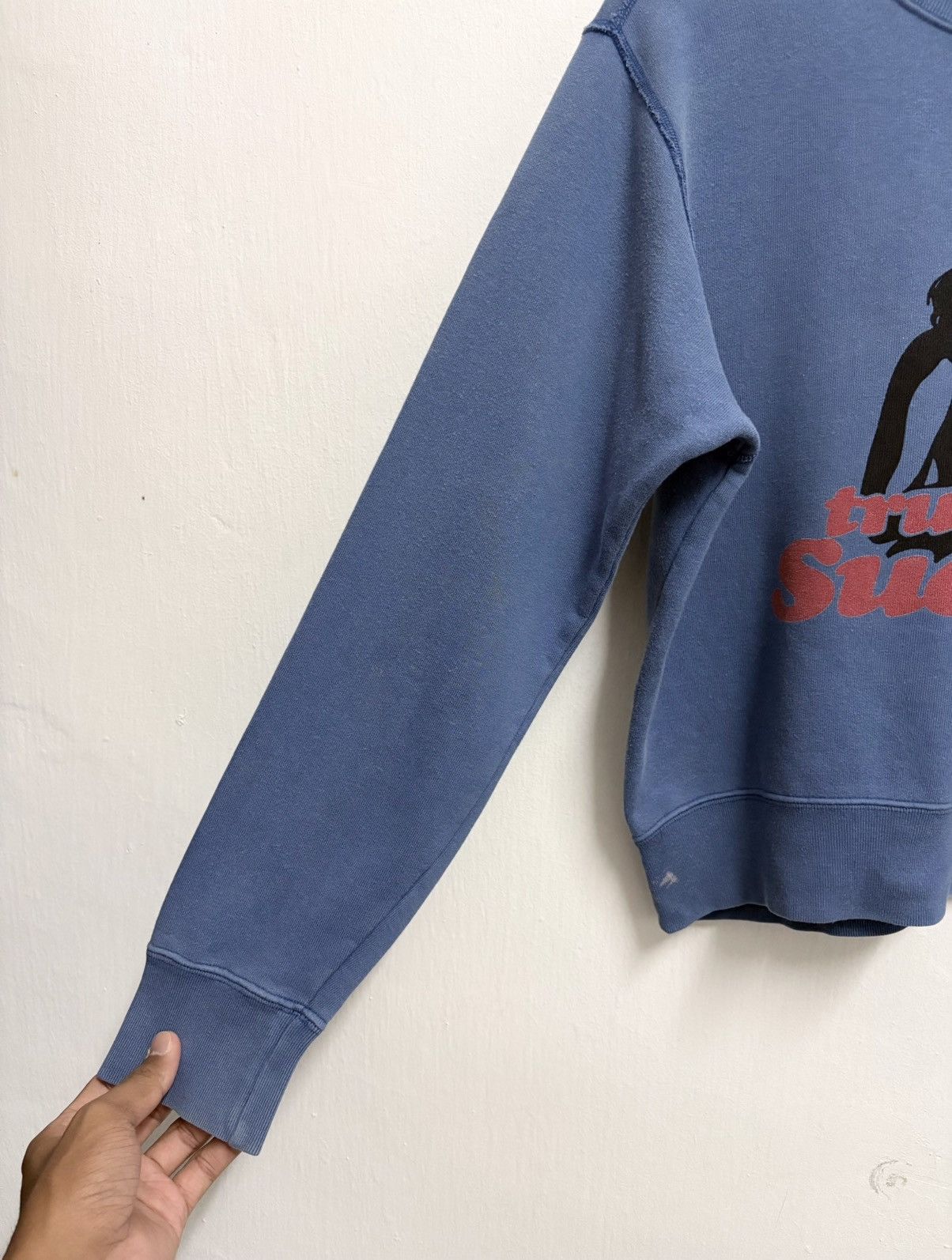 Hysteric Glamour Vtg 90's Hysteric Glamour " Trust me Sucker " Blue Crewneck Size M / US 6-8 / IT 42-44 - 10 Thumbnail