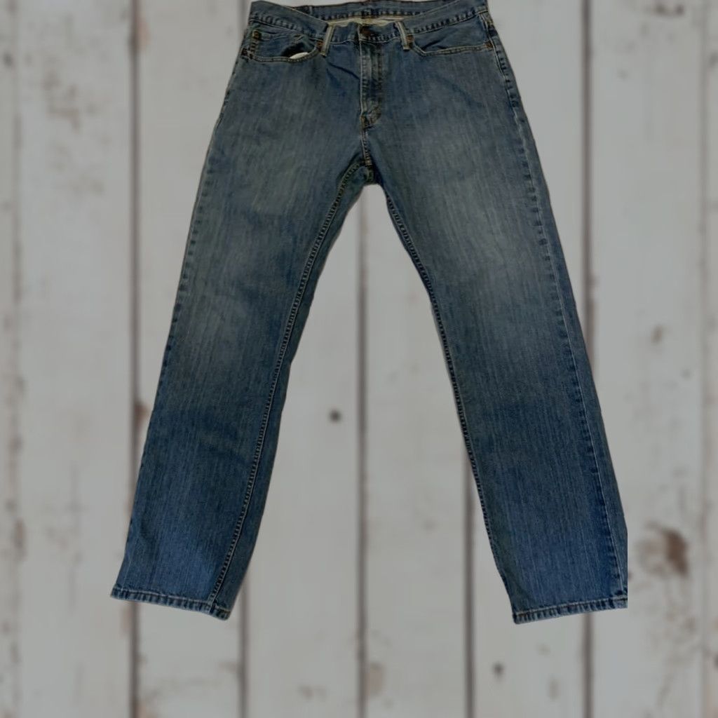 Levi's Levis 559 Mens Relaxed Straight Leg Jeans Blue Cotton Medium Wash Size US 36 / EU 52 - 1 Thumbnail